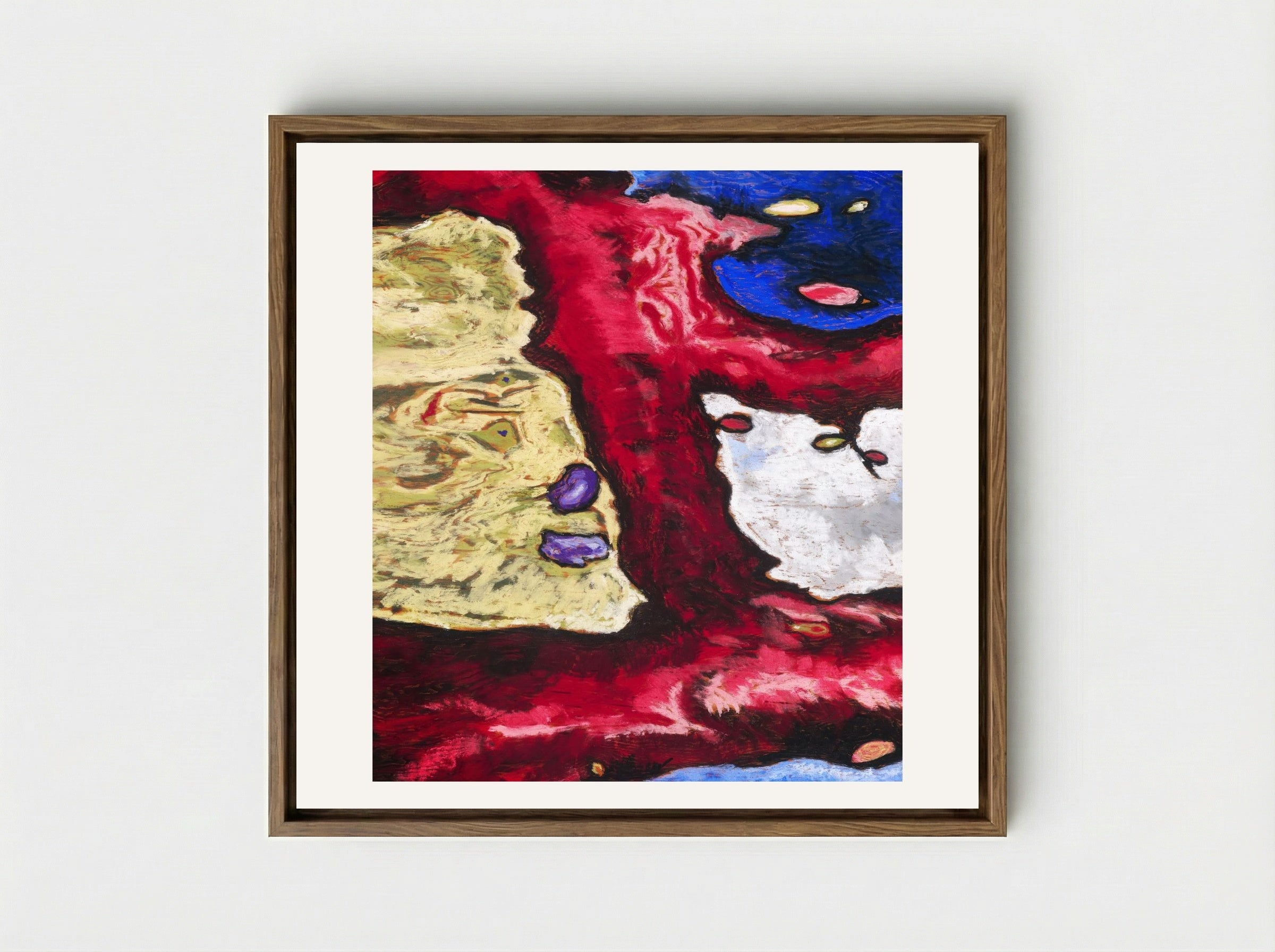 Tree Forms and Water - Arthur Dove - Framed Canvas Wood