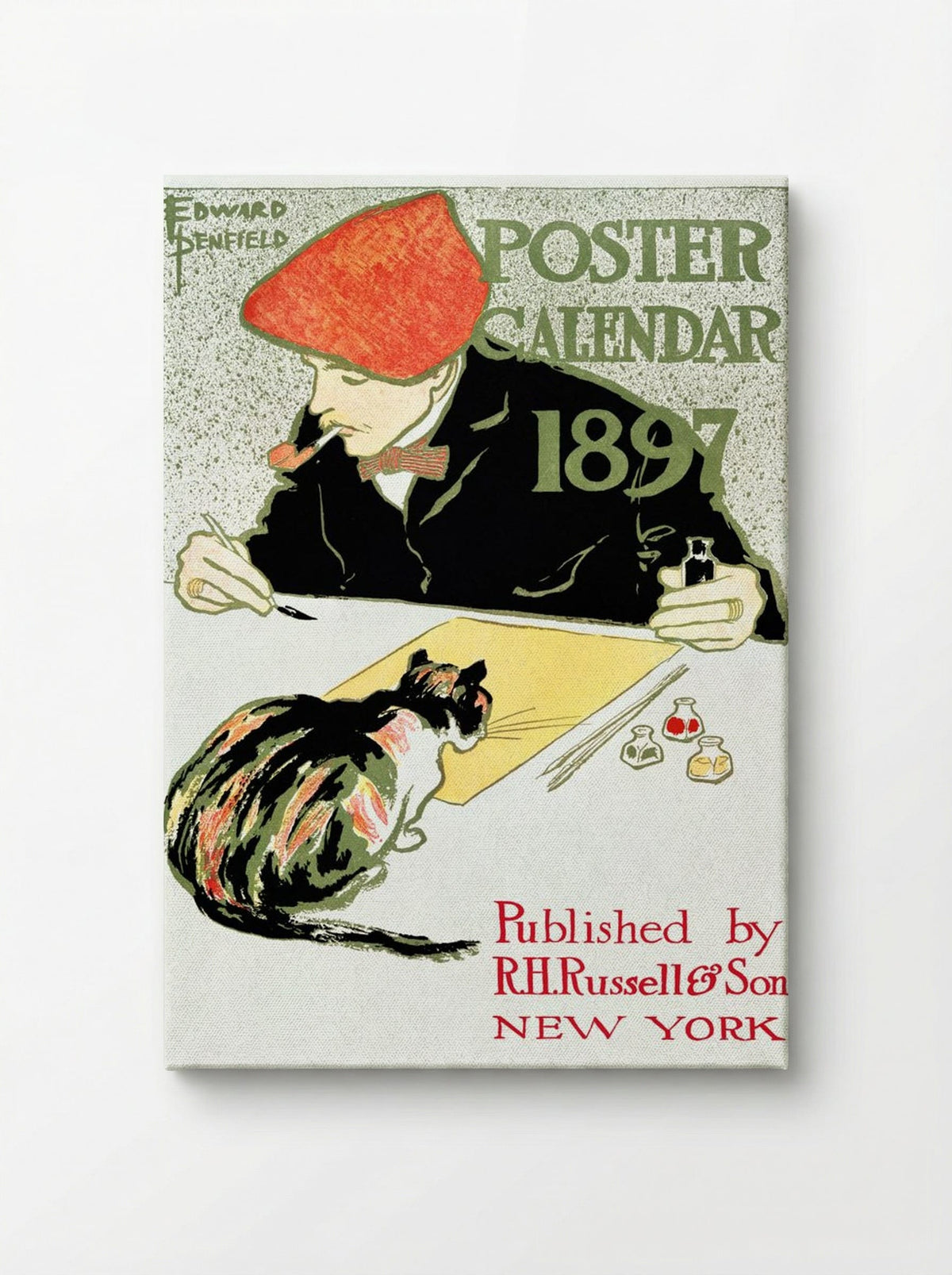 Poster Calendar 1897 - Edward Penfield - Canvas