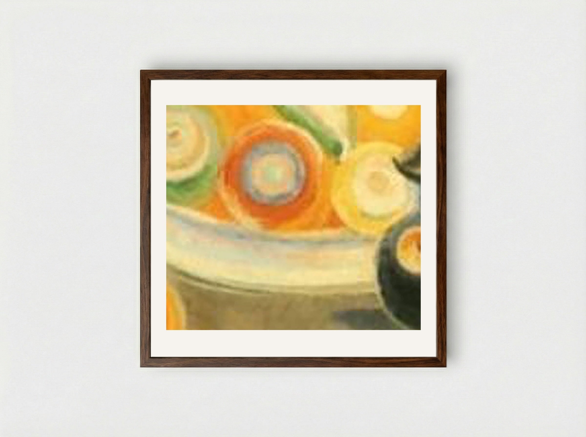The Bowl - Robert Delaunay - Framed Print Dark Wood
