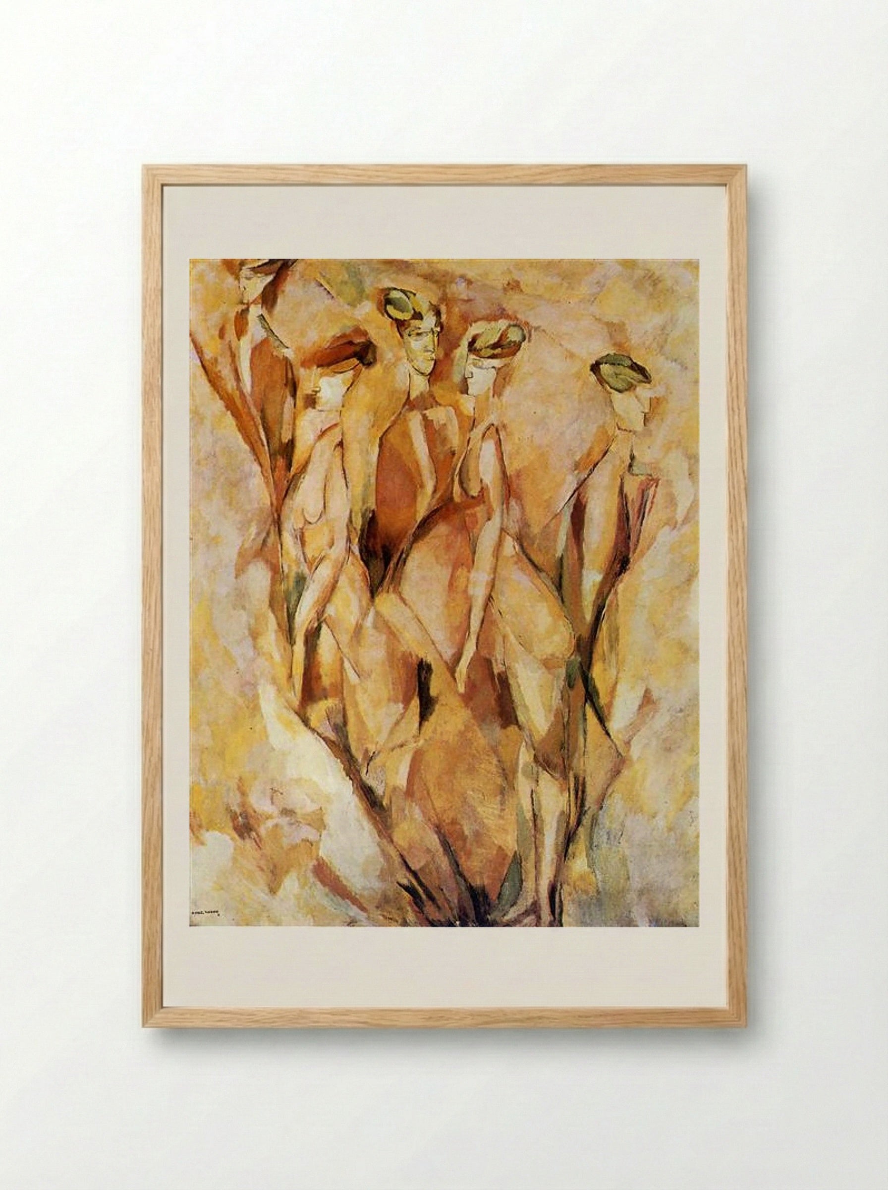 Portrait (Dulcinea) - Marcel Duchamp - Framed Print Wood