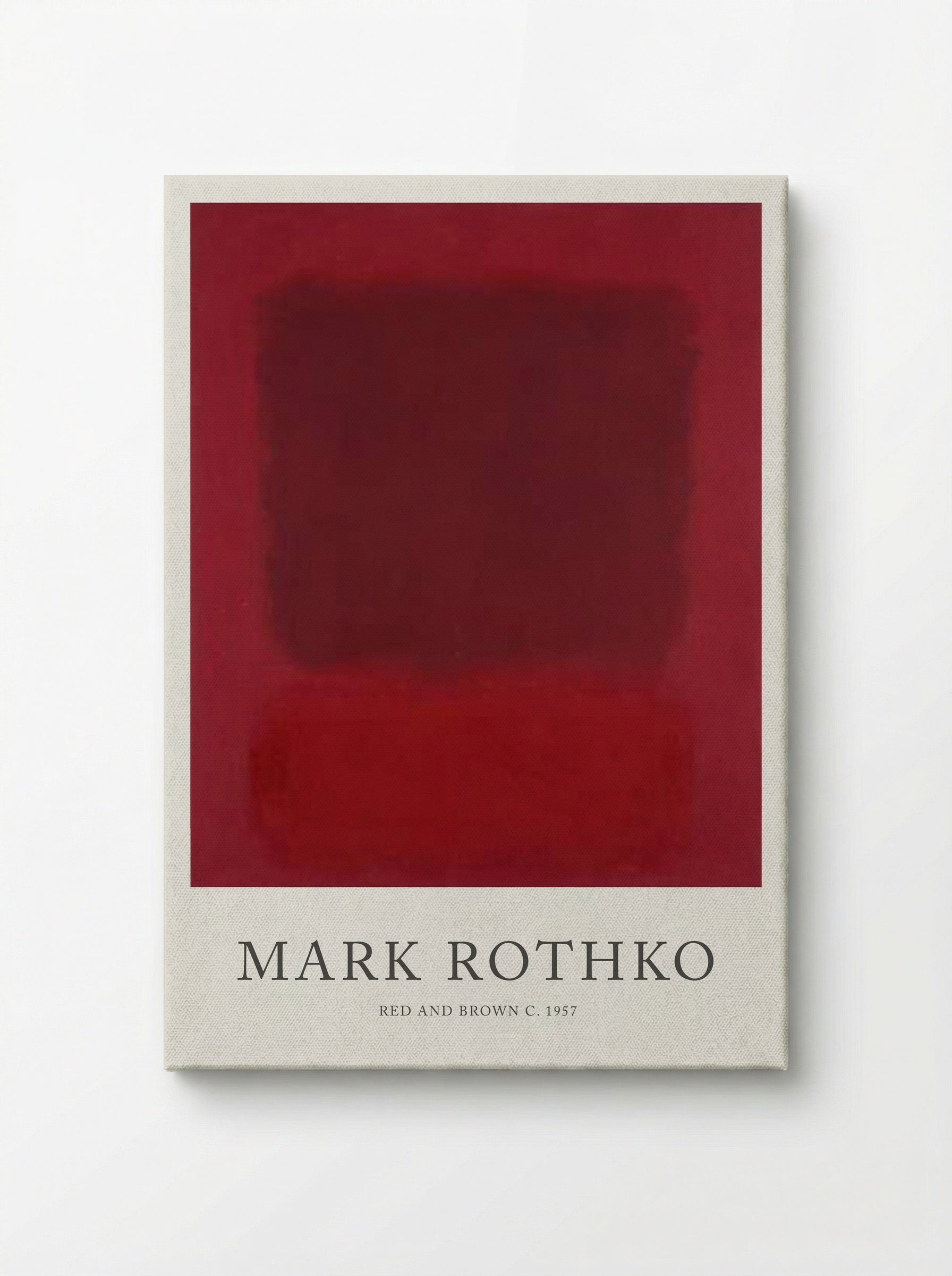 Red and Brown - Mark Rothko - Canvas