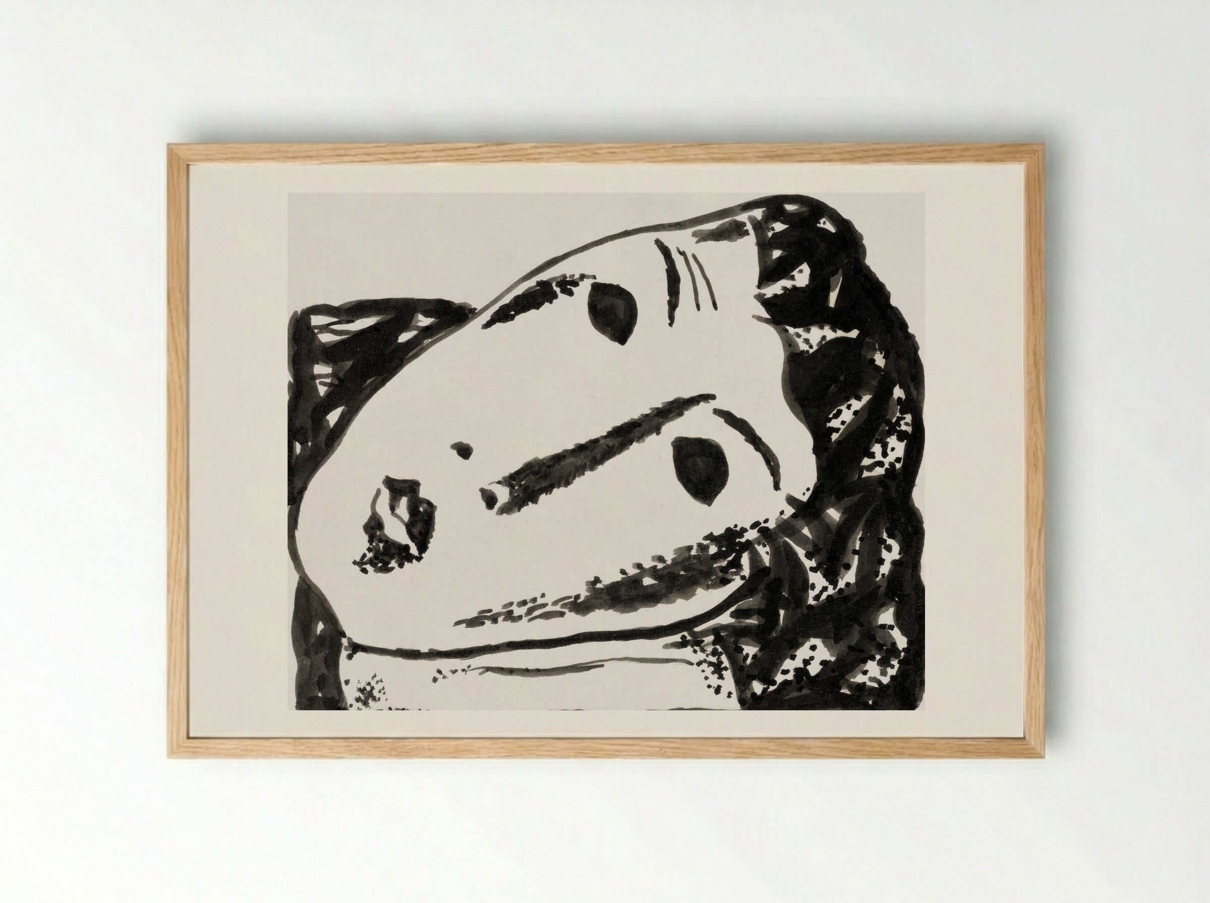 Vignette for 'L'art Hollandais contemporain' - Gustave De Smet - Framed Print Wood