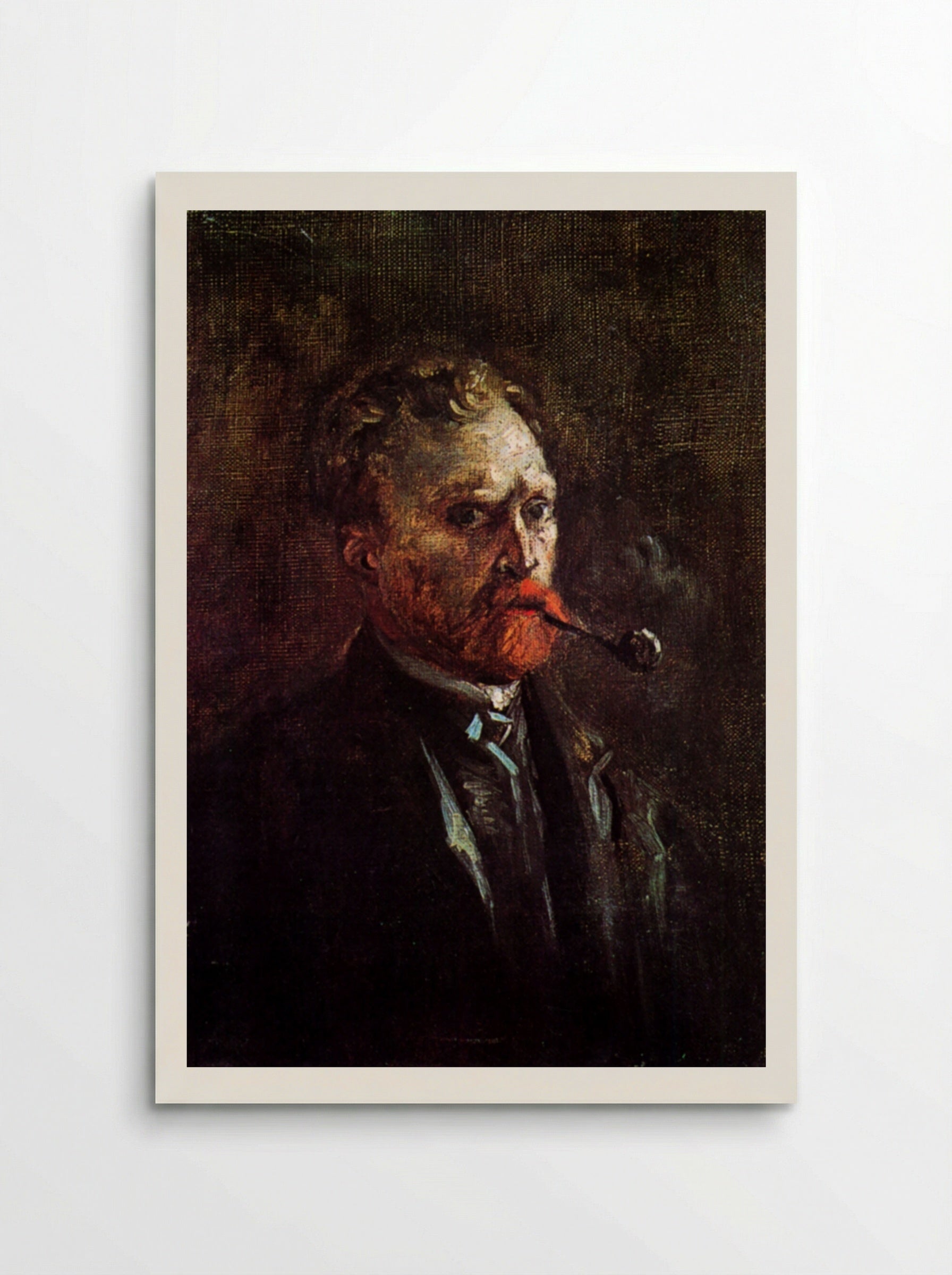 Self-Portrait with Pipe - Vincent van Gogh - Poster