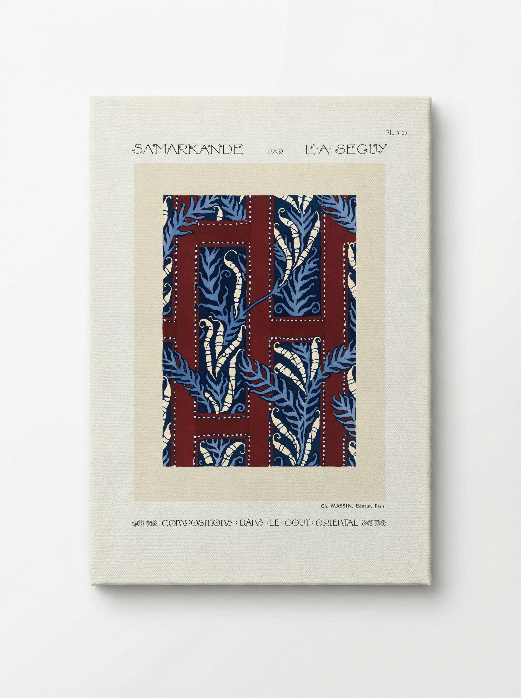 Samarkande, Plate No. 20 - Émile-Allain Séguy - Canvas