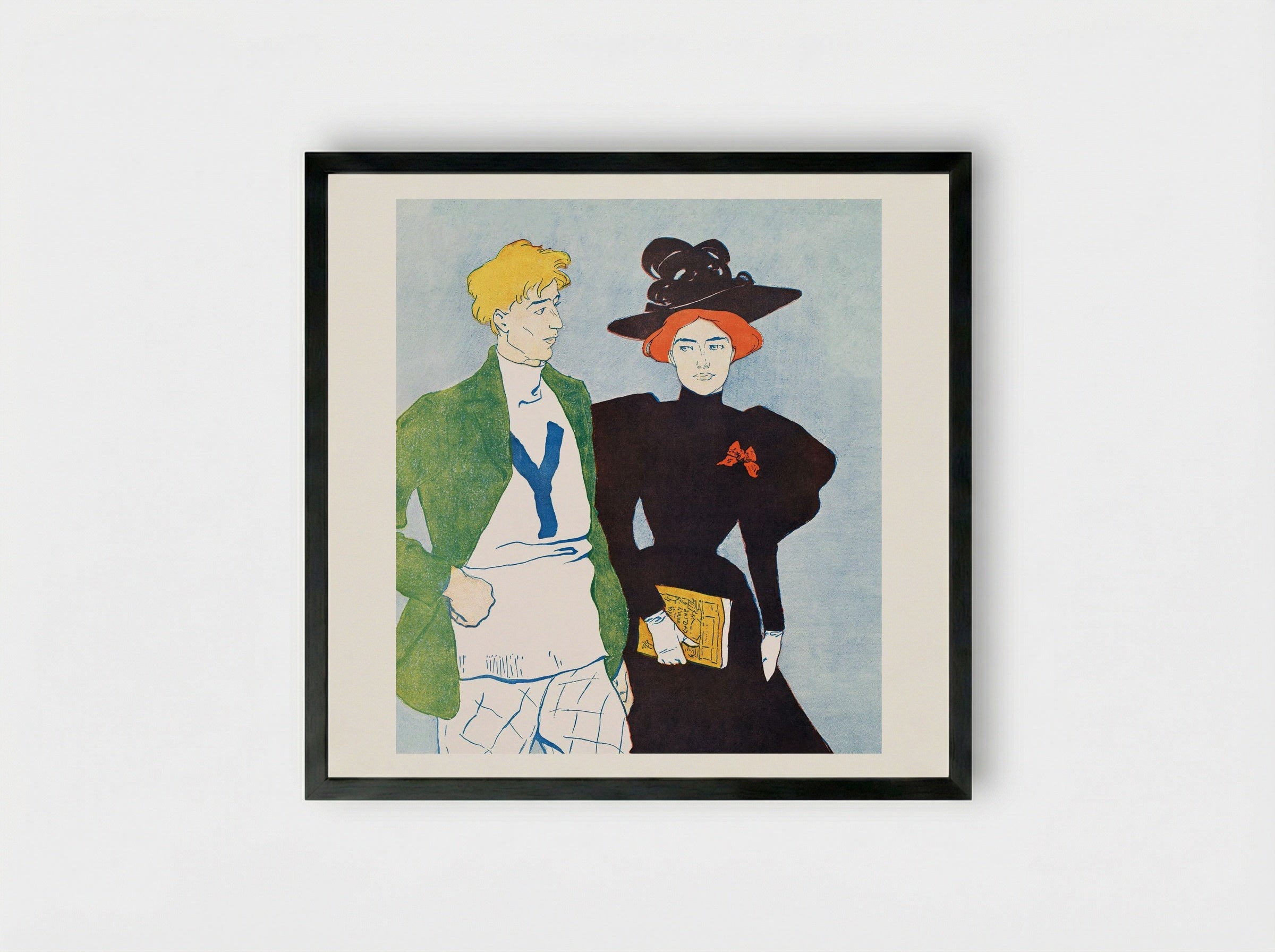Harper's November - Edward Penfield - Framed Print Black