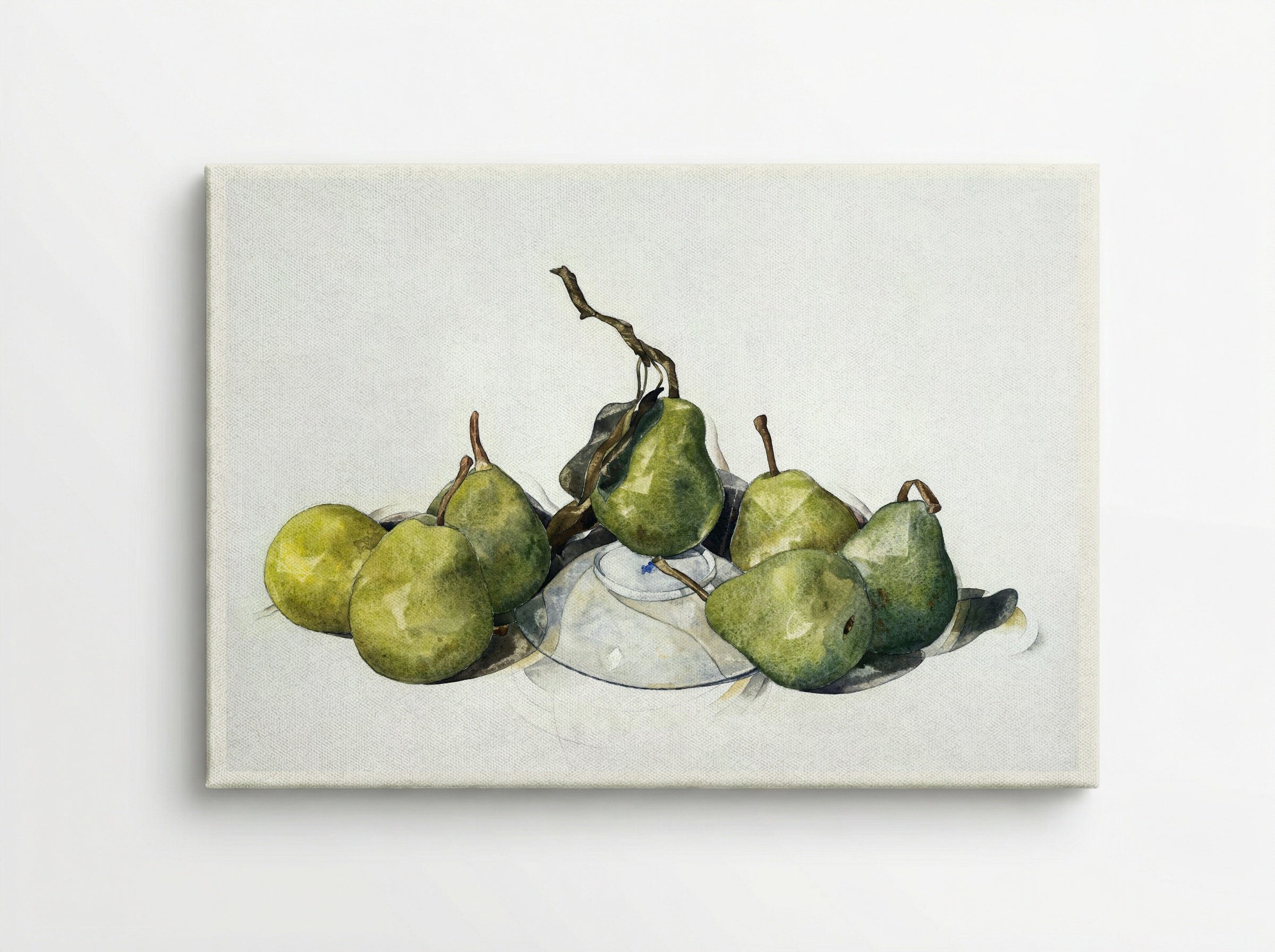 Green Pears - Charles Demuth - Canvas
