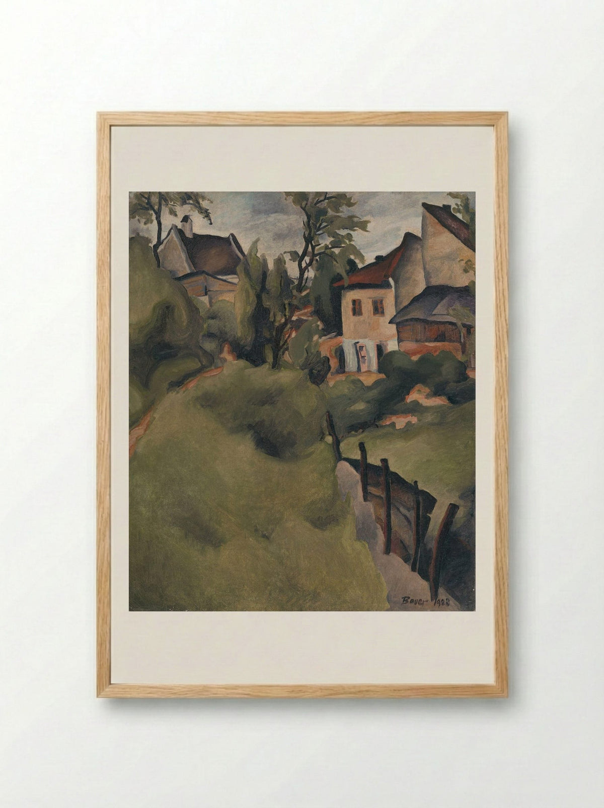Corner of Košice - Konstantin Bauer - Framed Print Wood