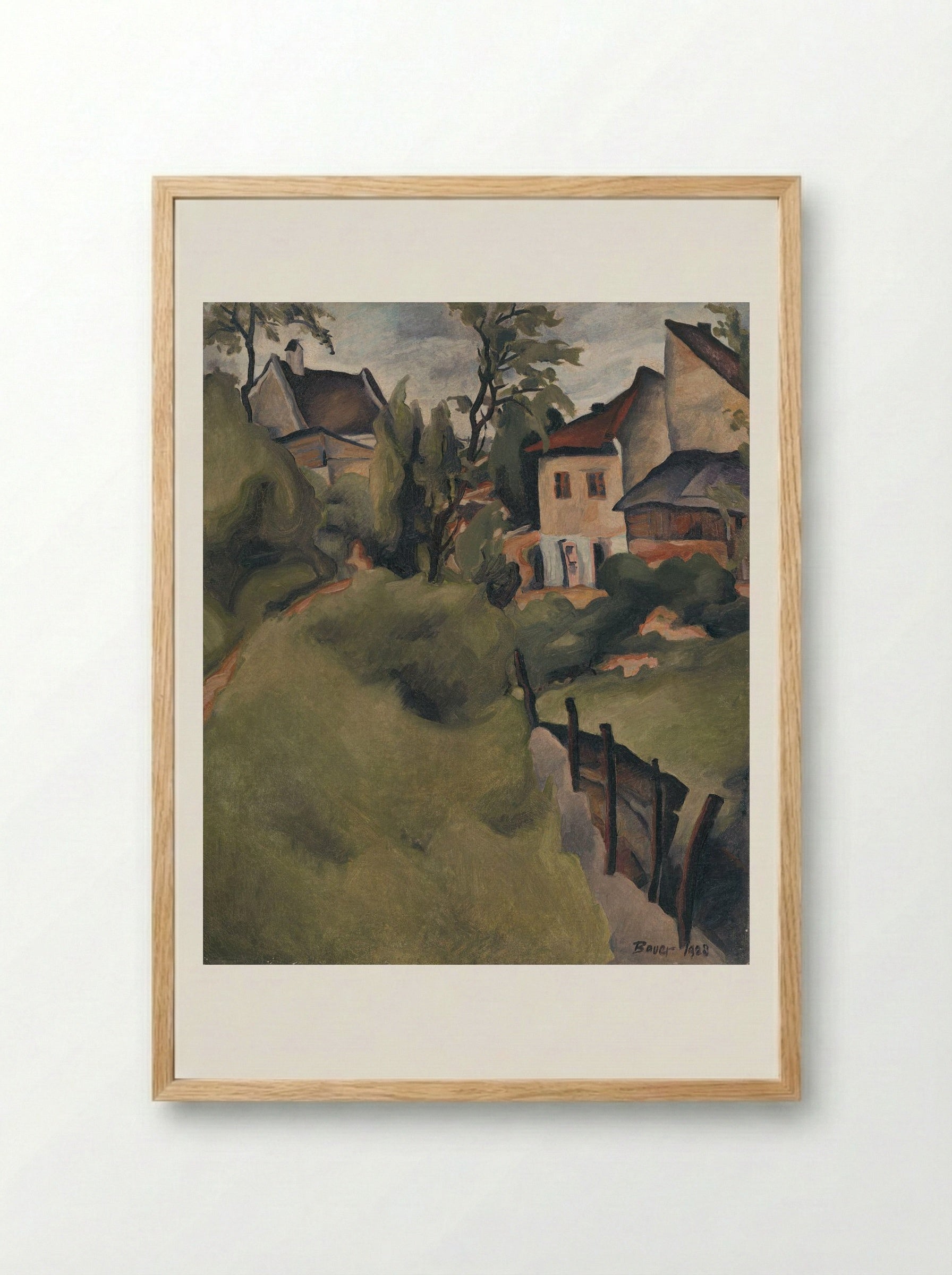 Corner of Košice - Konstantin Bauer - Framed Print Wood