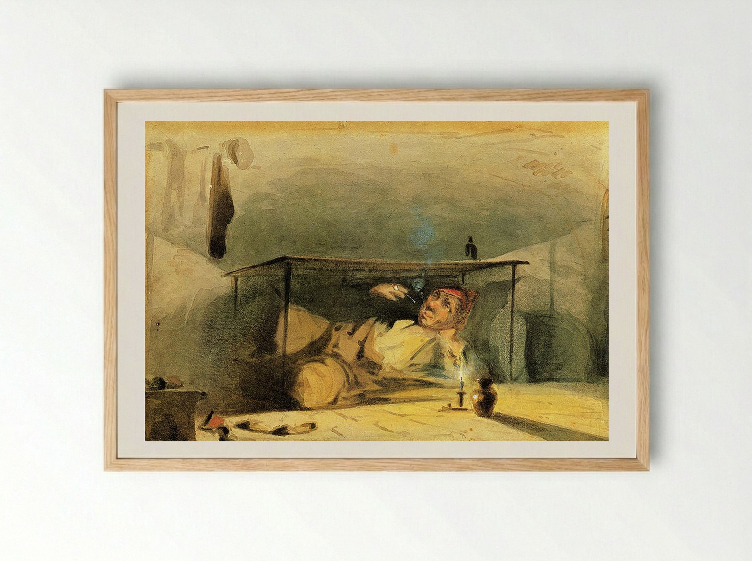 The Cobbler - Fine Art Print - Framed Print Wood