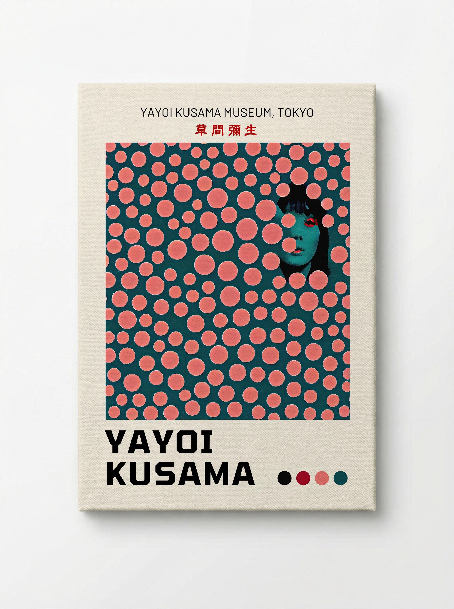 Canvas - Self-Obliteration - Yayoi Kusama