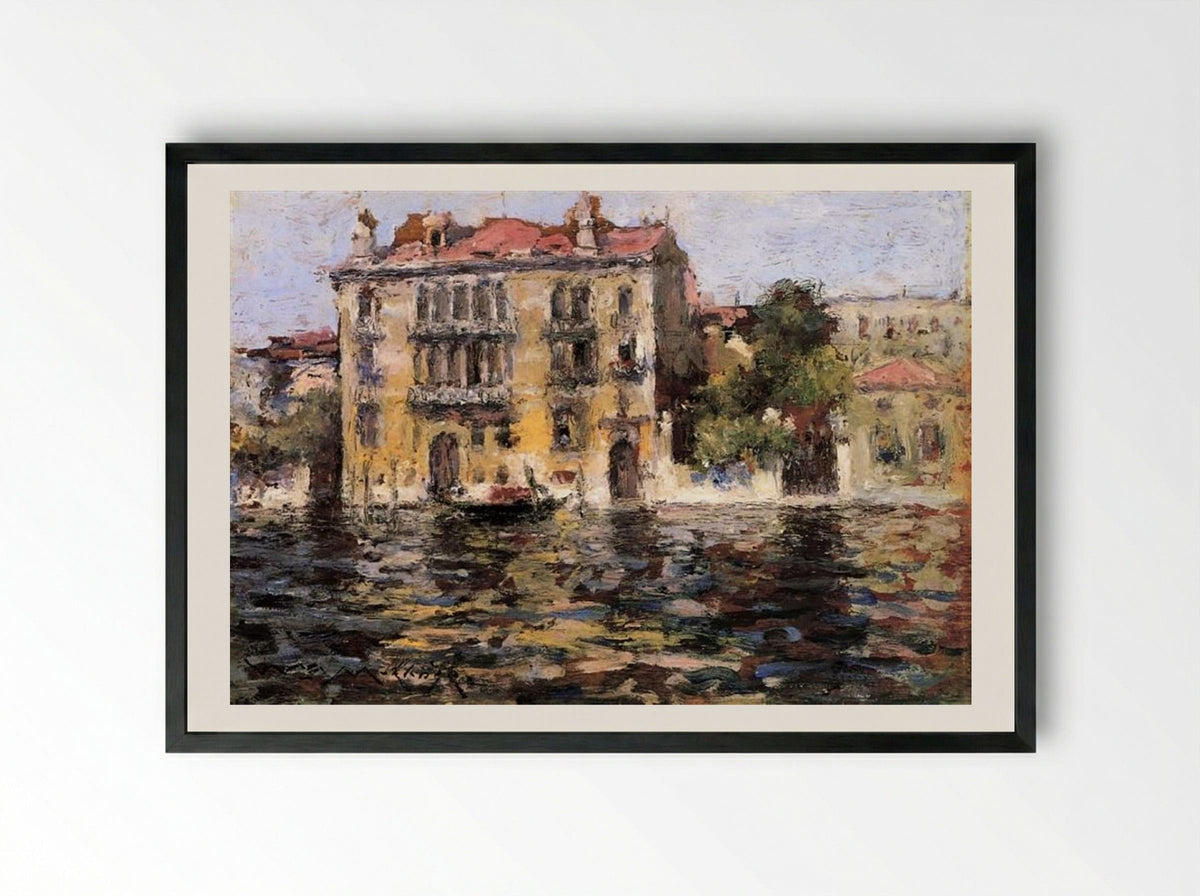 After the Rain - William Merritt Chase - Framed Print Black
