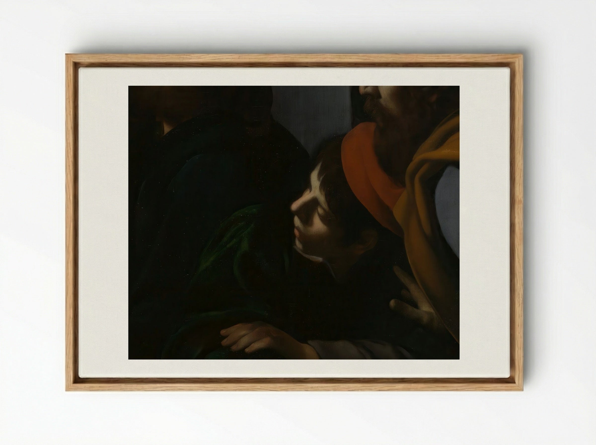 The Calling of Saint Matthew - Giovanni Battista Caracciolo - Framed Canvas Wood