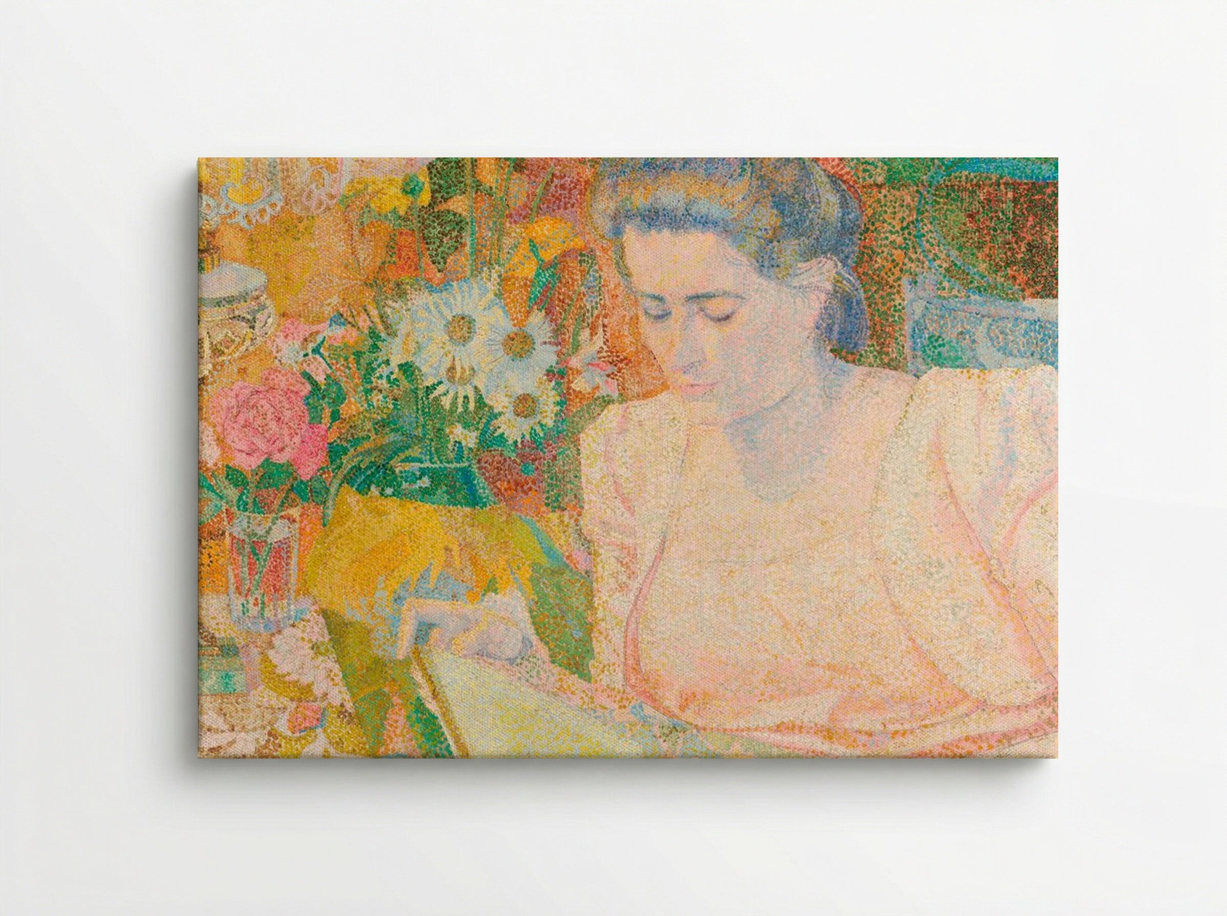Portrait of Mrs. Marie Jeannette de Lange - Jan Toorop - Canvas