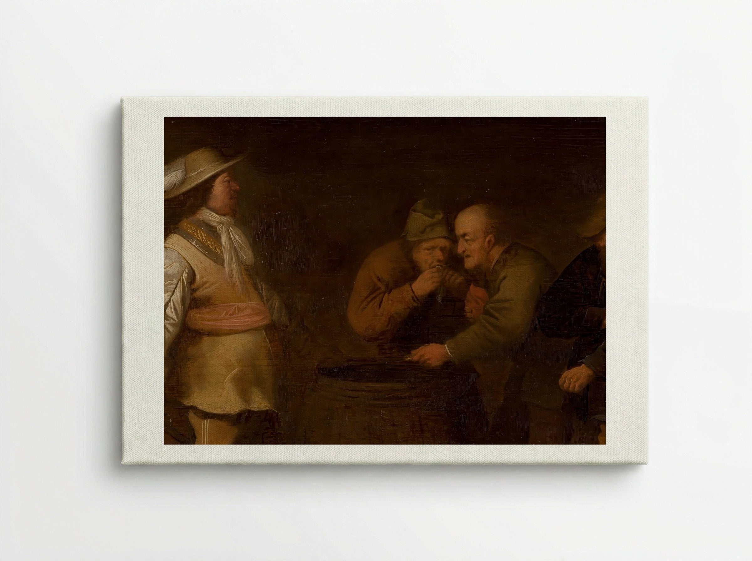 The Yielding of War Booty - Esaias van de Velde - Canvas