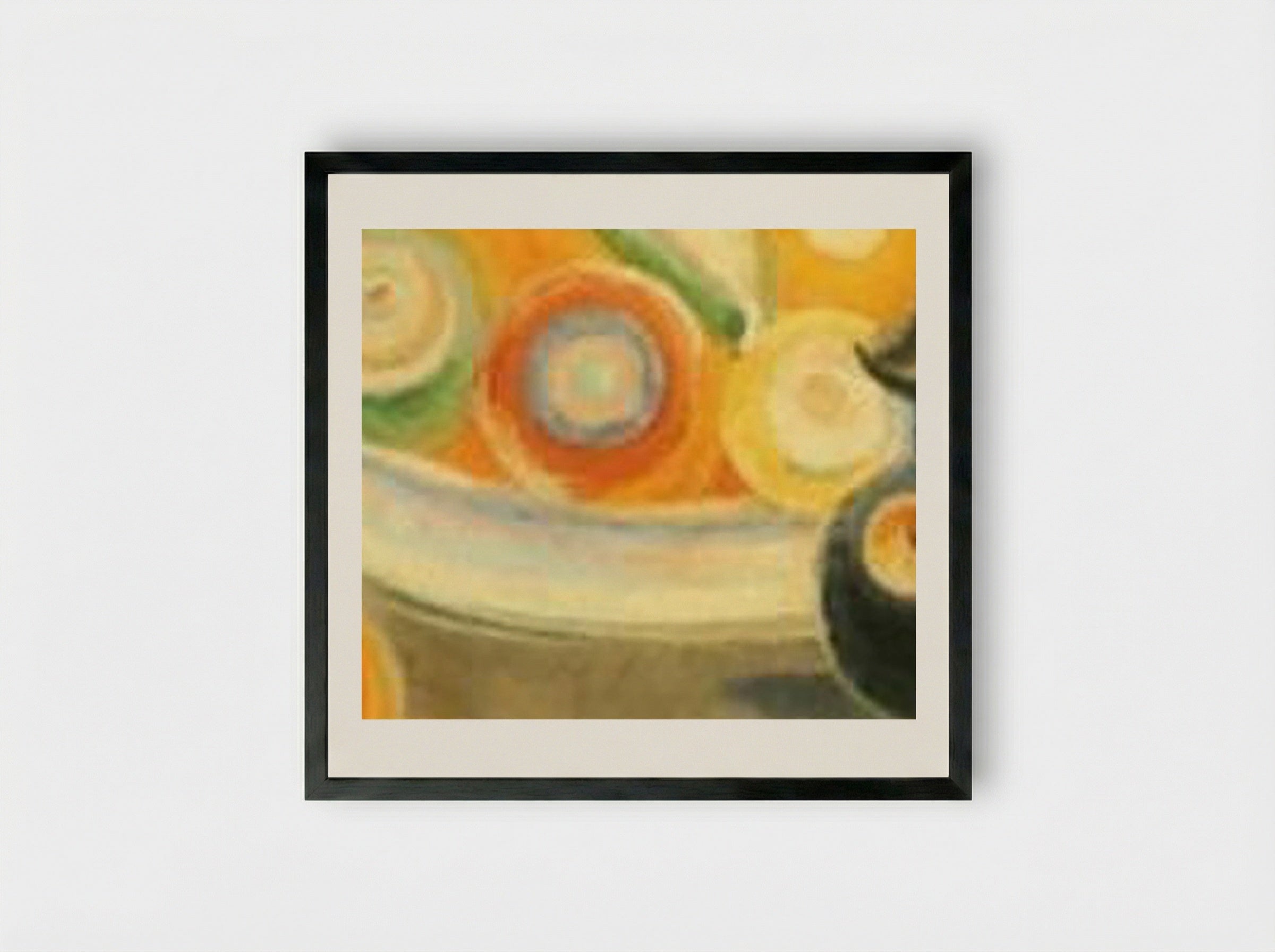The Bowl - Robert Delaunay - Framed Print Black