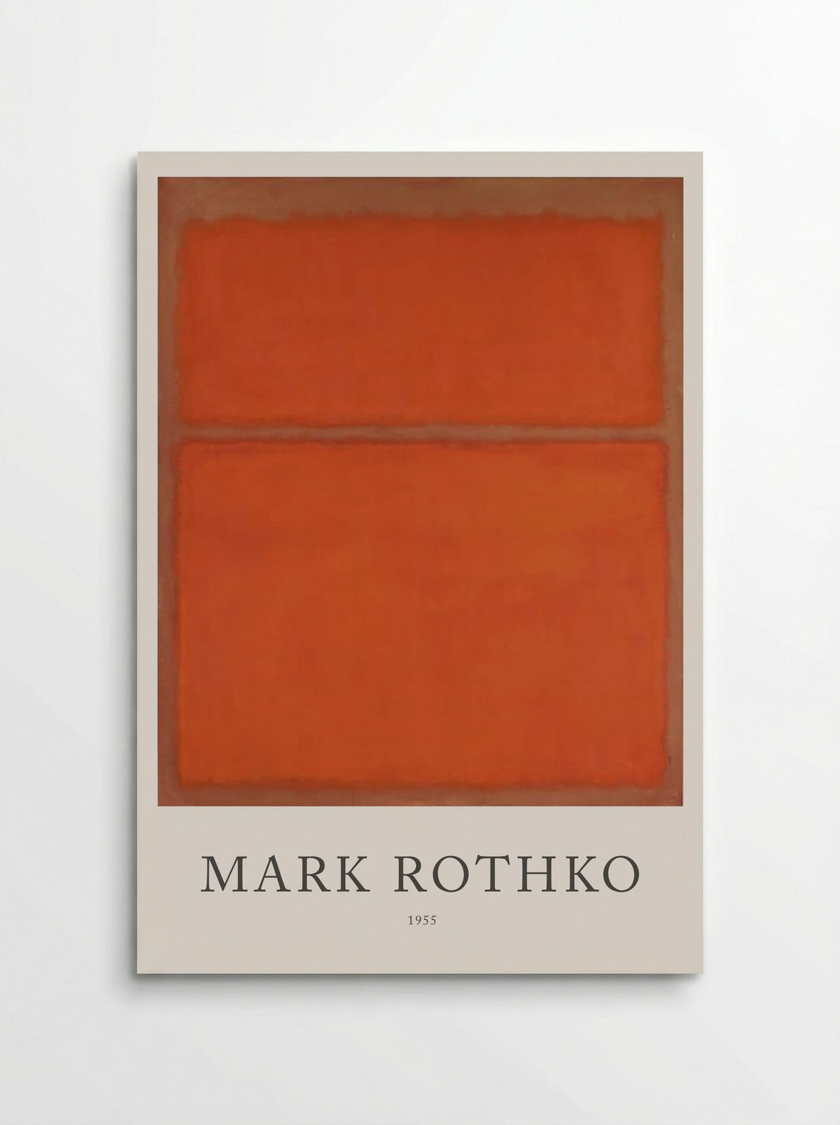 Untitled (Orange and Brown) - Mark Rothko - Poster