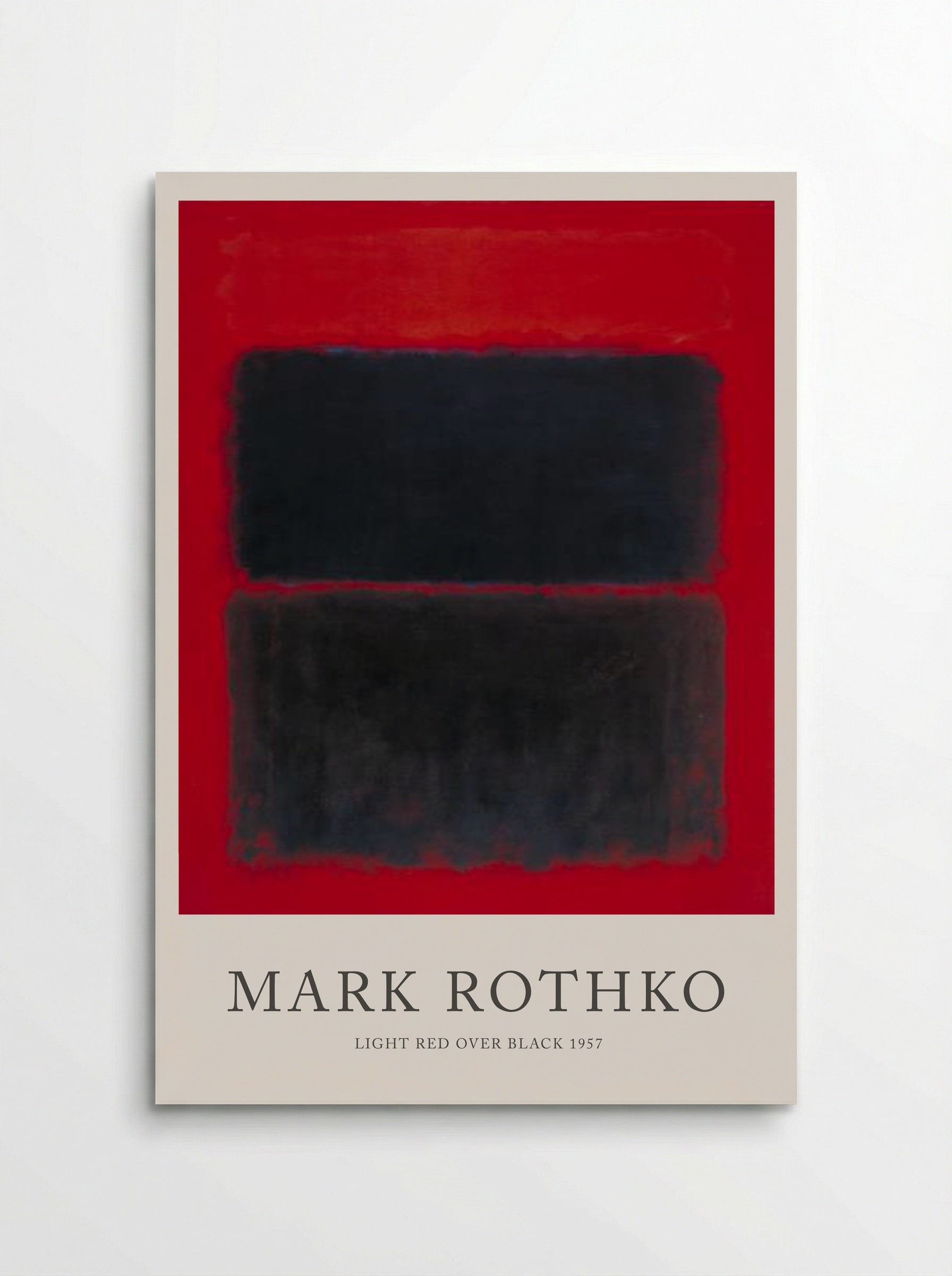 Light Red Over Black - Mark Rothko - Poster