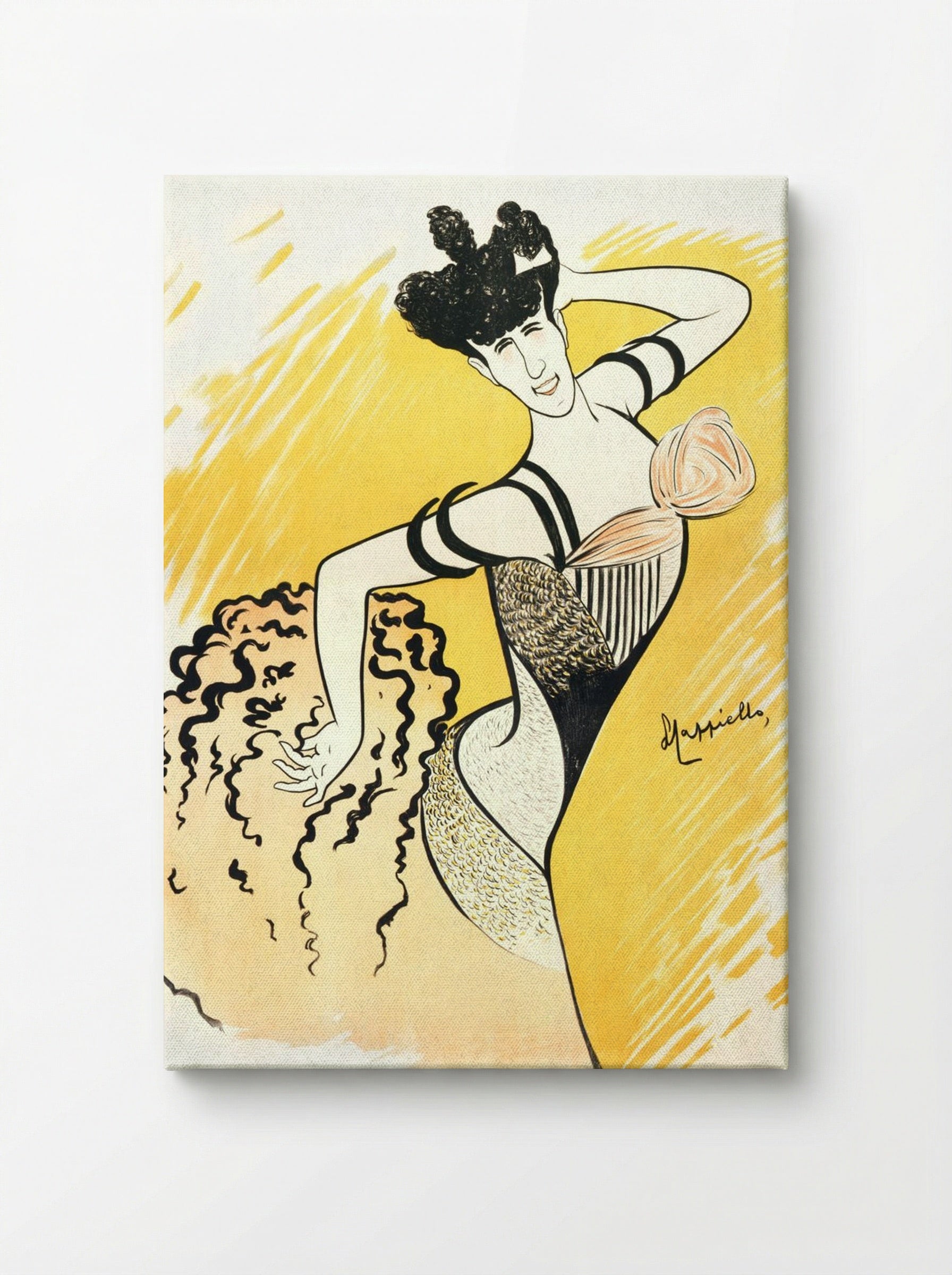 Louise Balthy at the Folies-Bergère - Leonetto Cappiello - Canvas