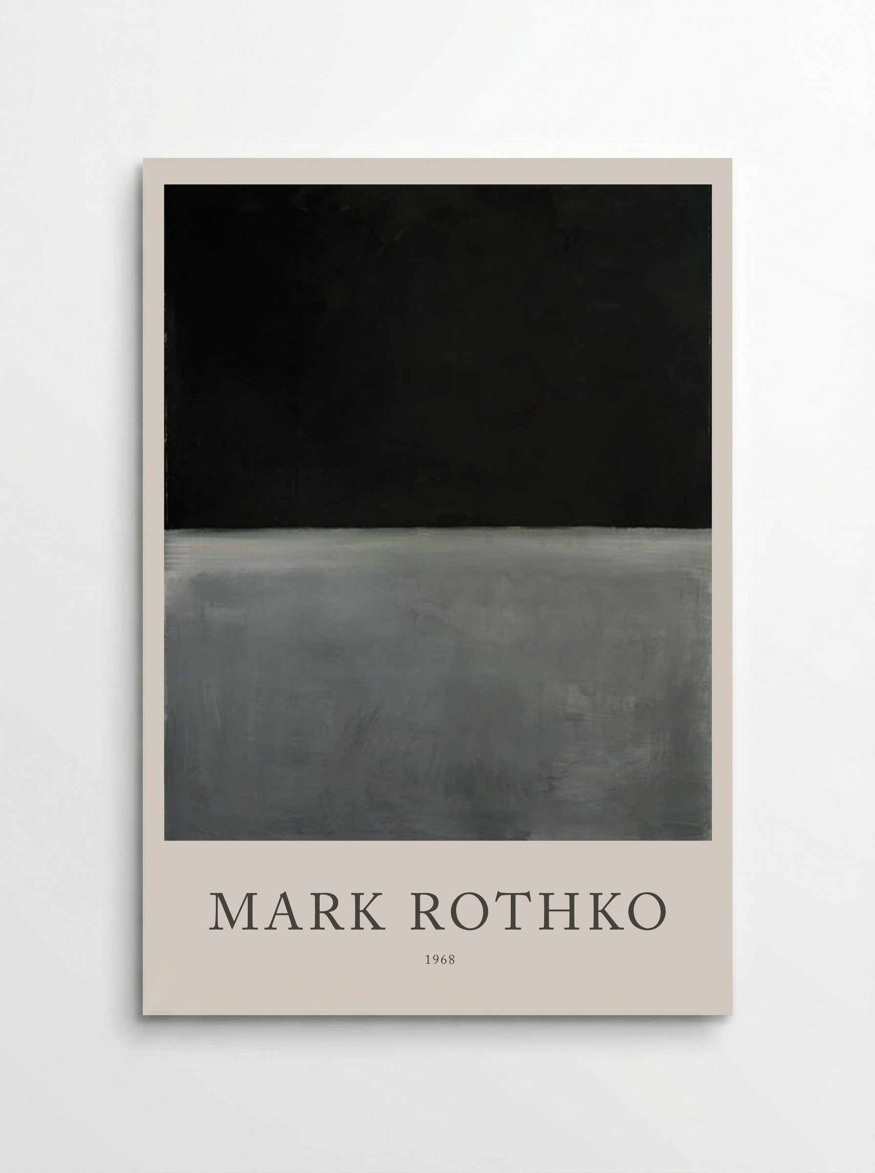Untitled (Black and Grey) - Mark Rothko - Poster