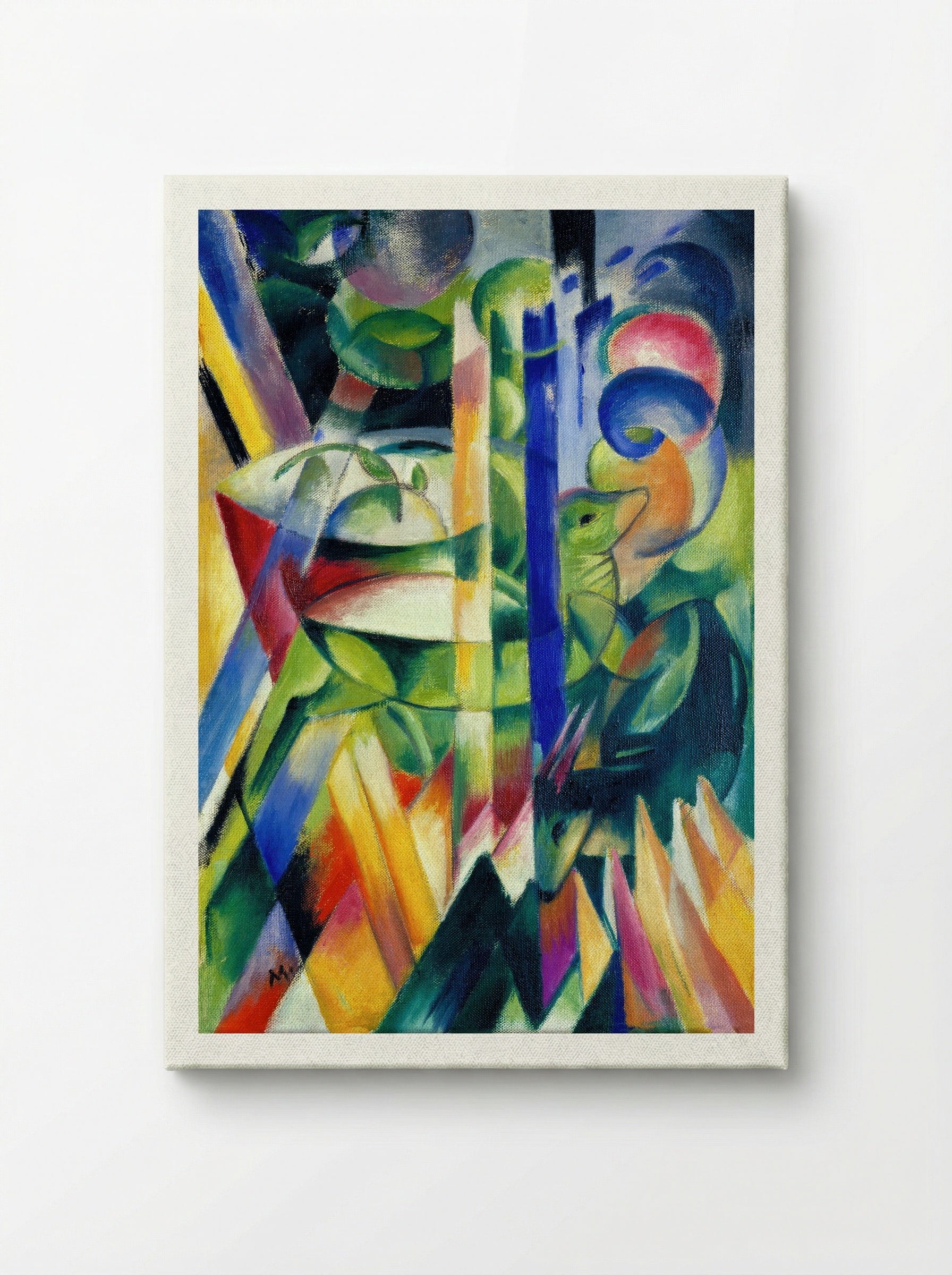 The Little Mountain Goats - Franz Marc - Canvas