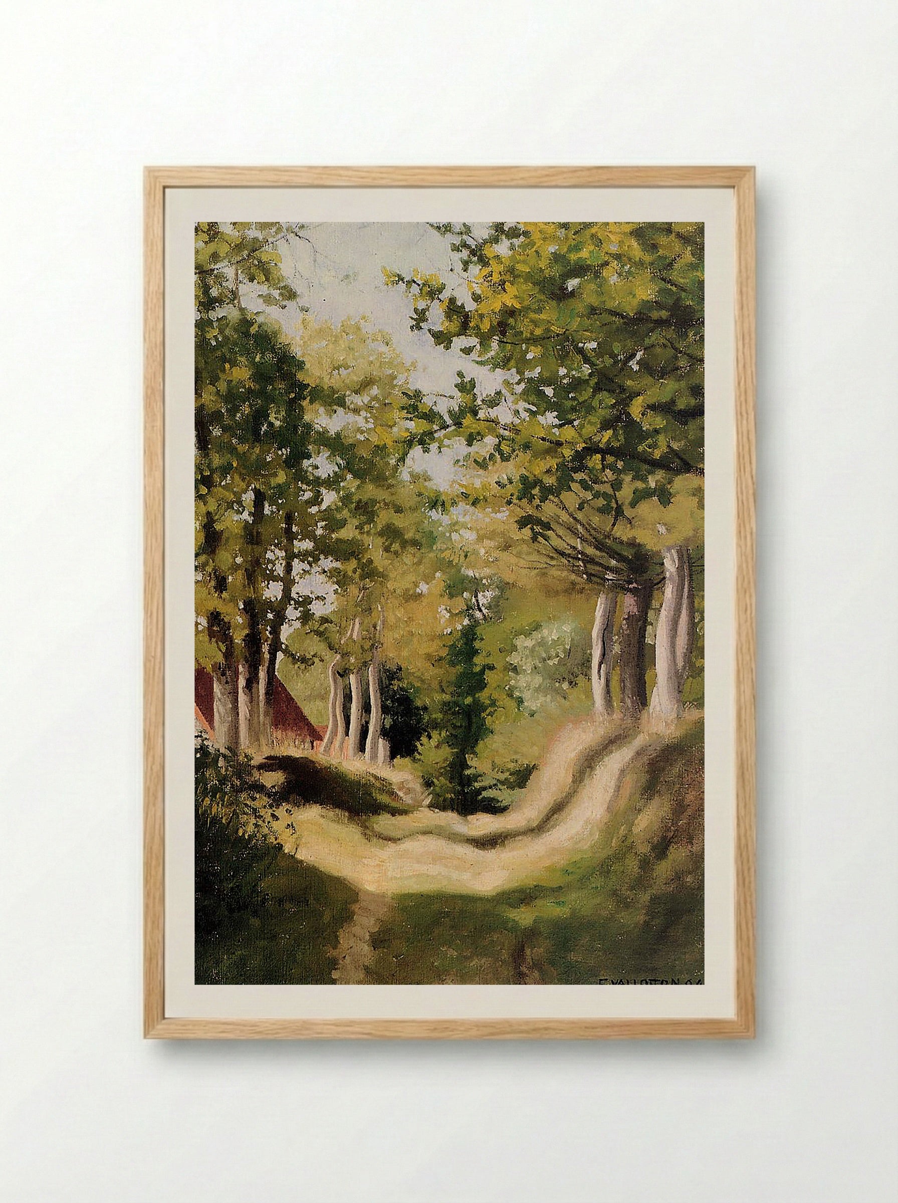 Undergrowth - Félix Vallotton - Framed Print Wood