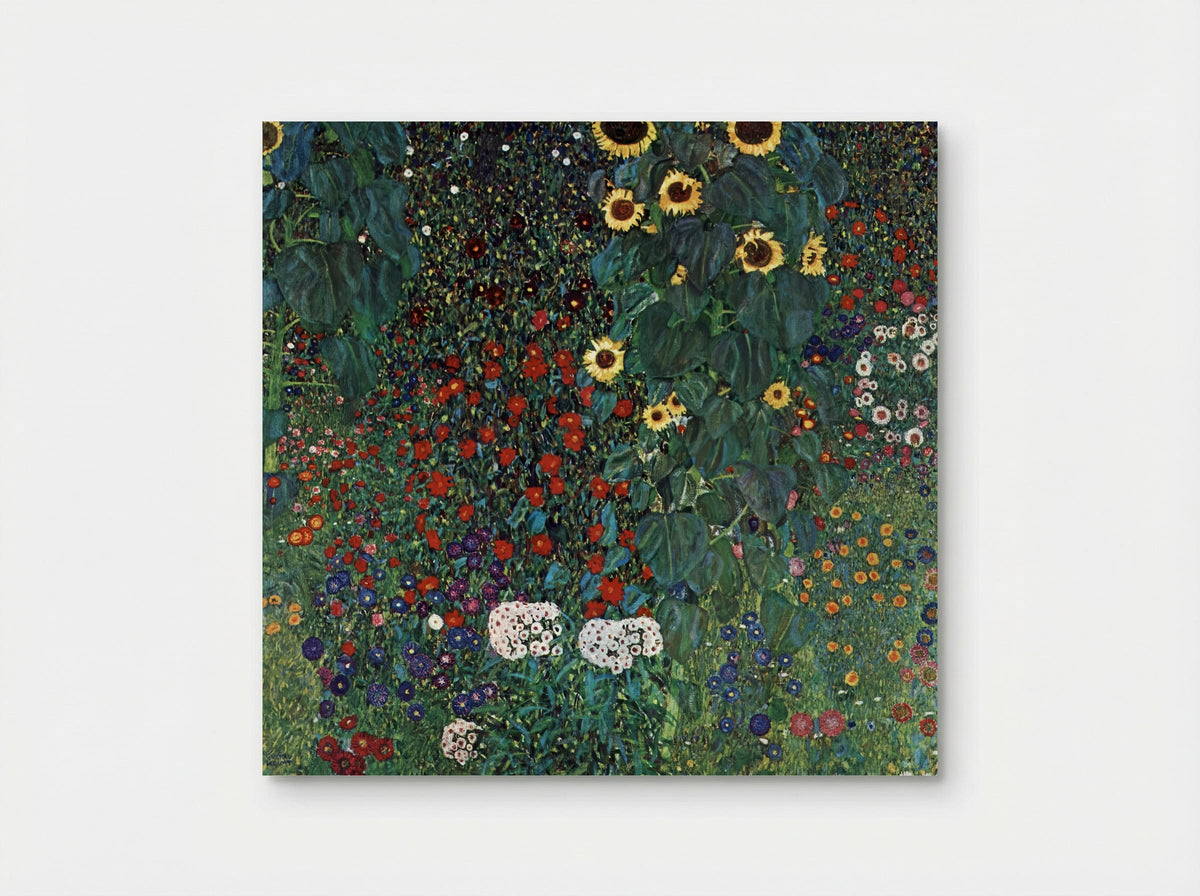 Country Garden with Sunflowers - Gustav Klimt - Poster