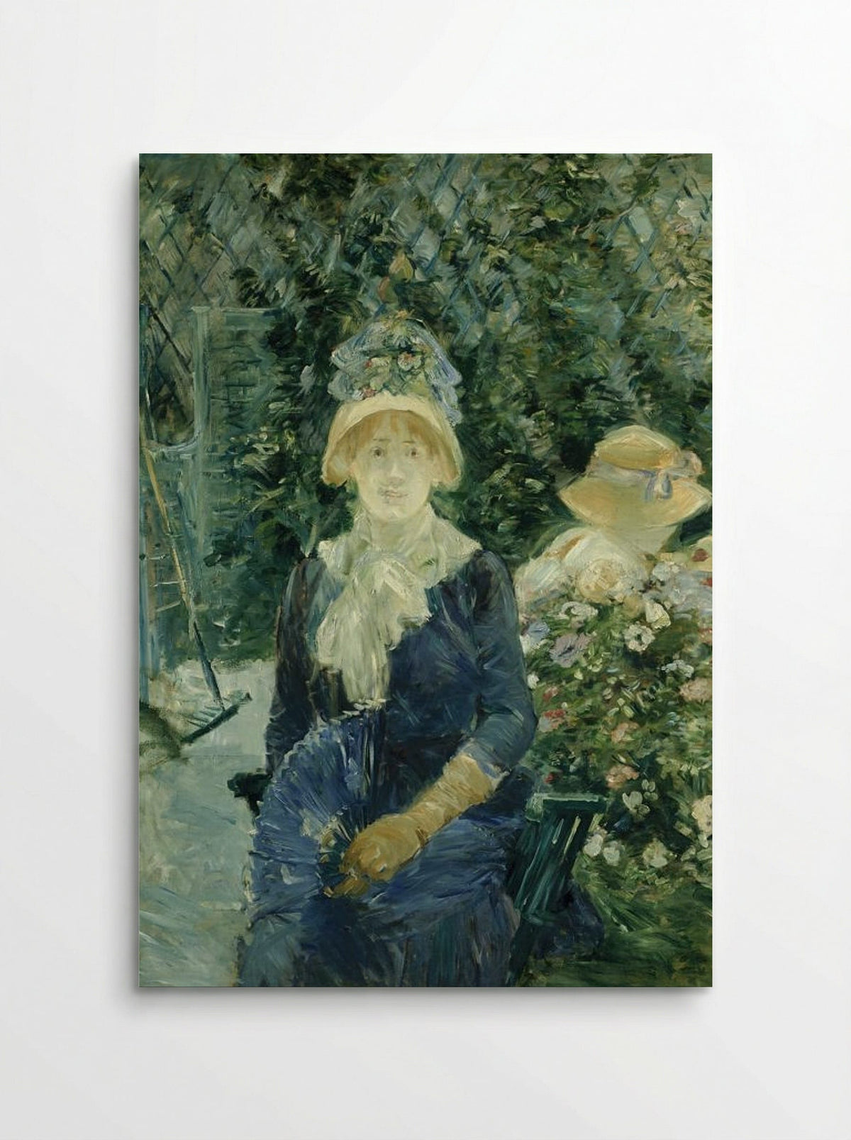 Woman in a Garden - Berthe Morisot - Poster