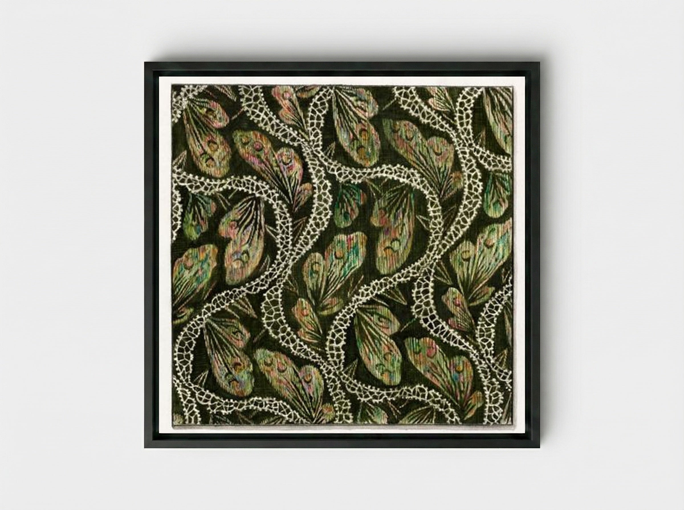 Material Used in Costume - Isabelle De Strange - Framed Canvas Black