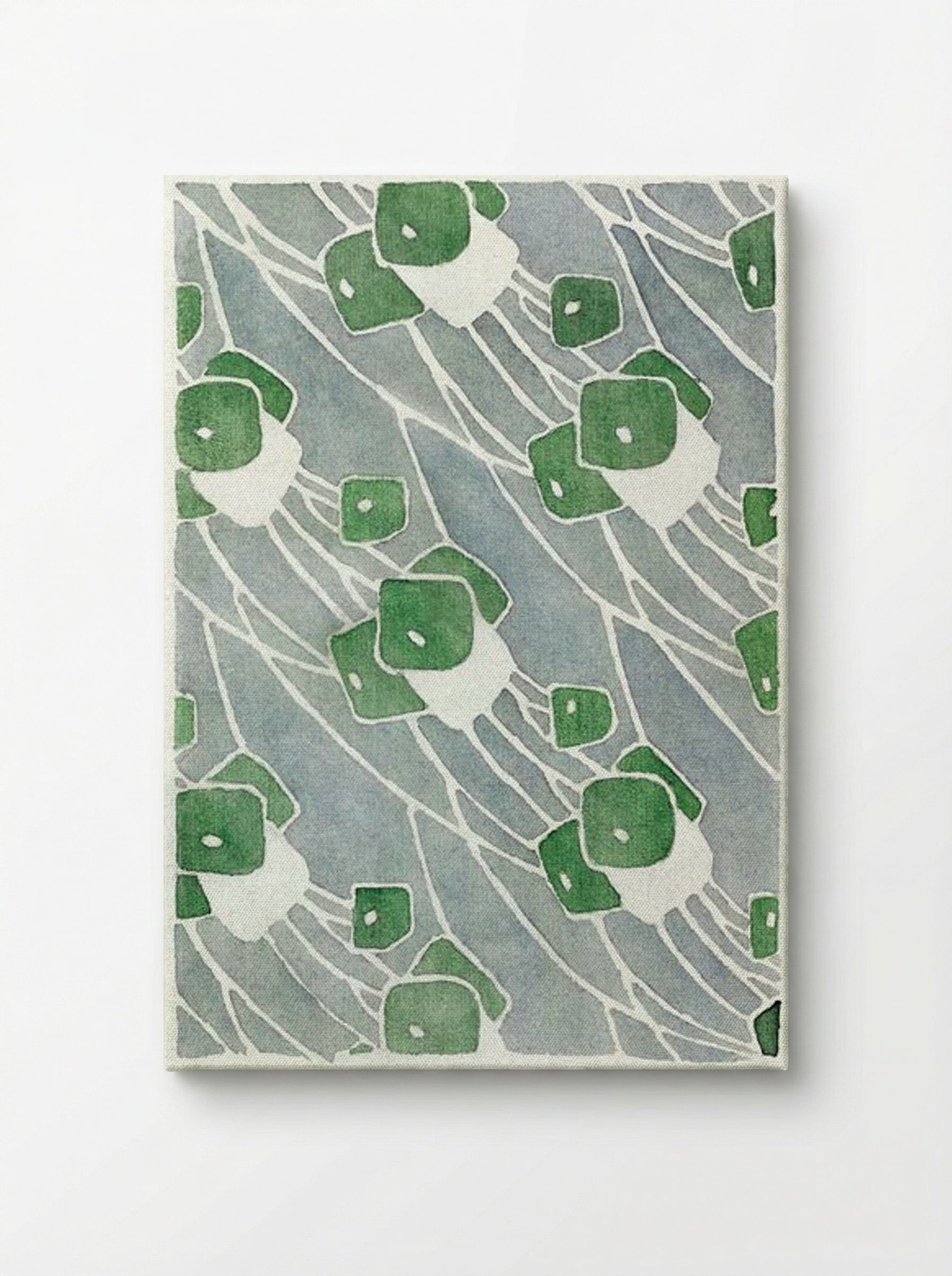 Green Geometric - Hannah Borger Overbeck - Canvas