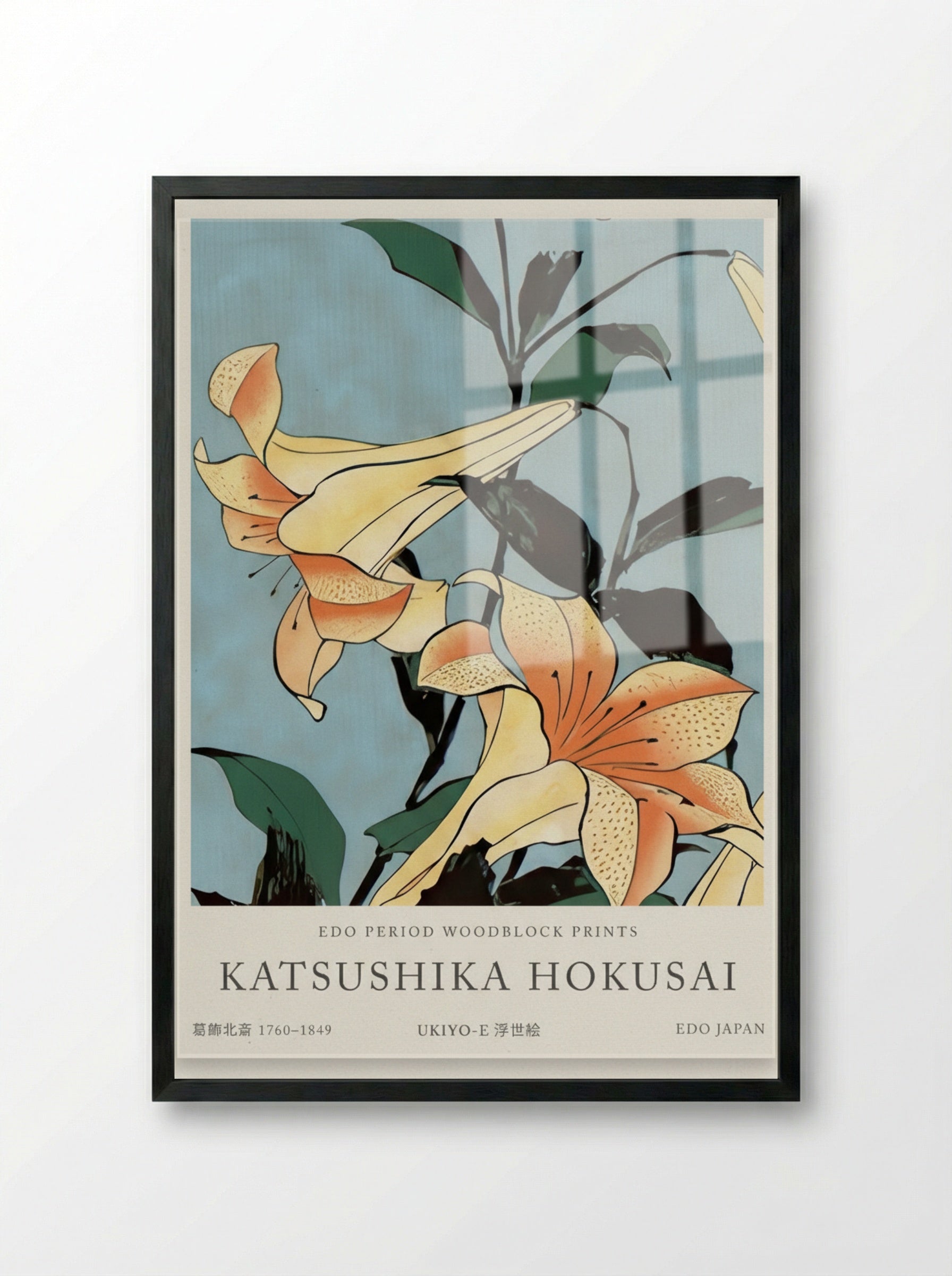 Lily - Katsushika Hokusai