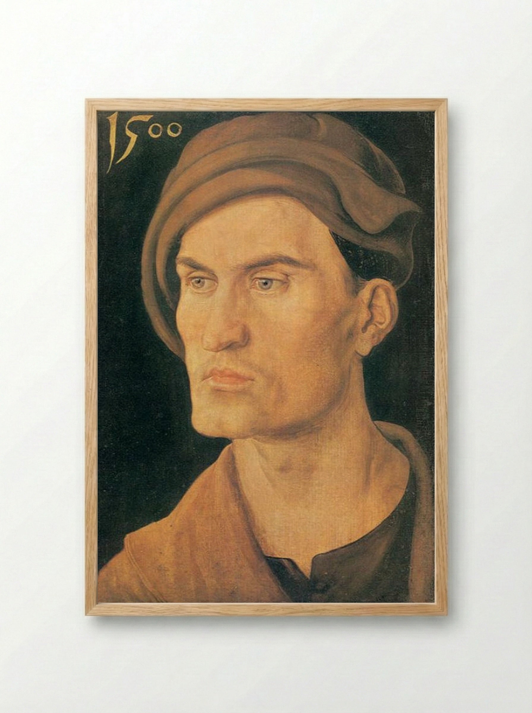Portrait of a Young Man - Fine Art Print - Framed Print Wood