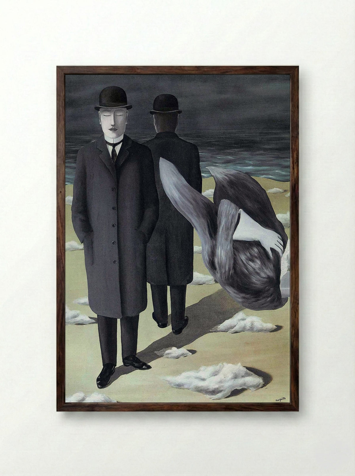 The Meaning of Night - René Magritte - Framed Print Dark Wood