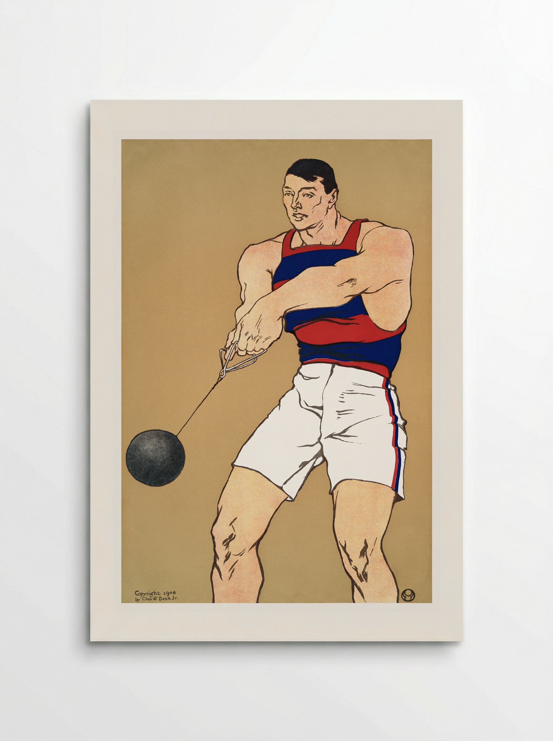 Hammer Throw - Edward Penfield - Poster