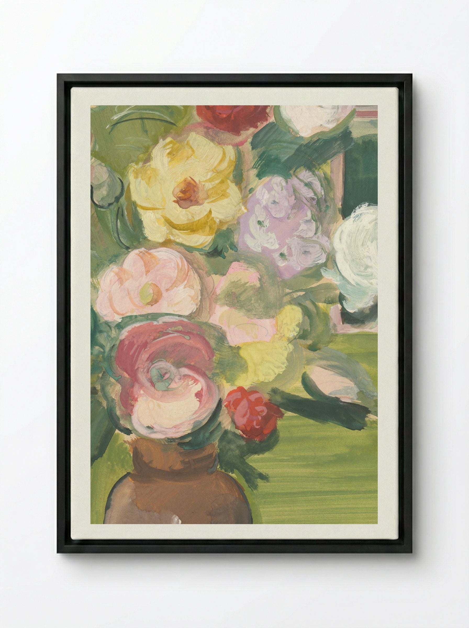 Bouquet - Cyprián Majerník - Framed Canvas Black