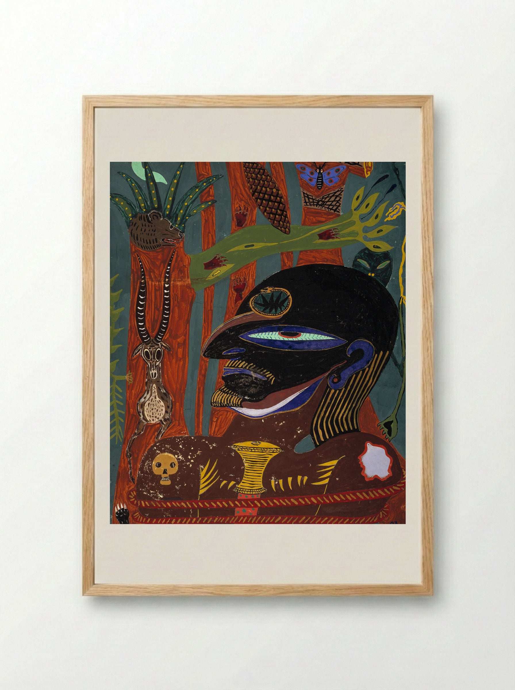 Eye of the Hunter - Edvard Petersen - Framed Print Wood