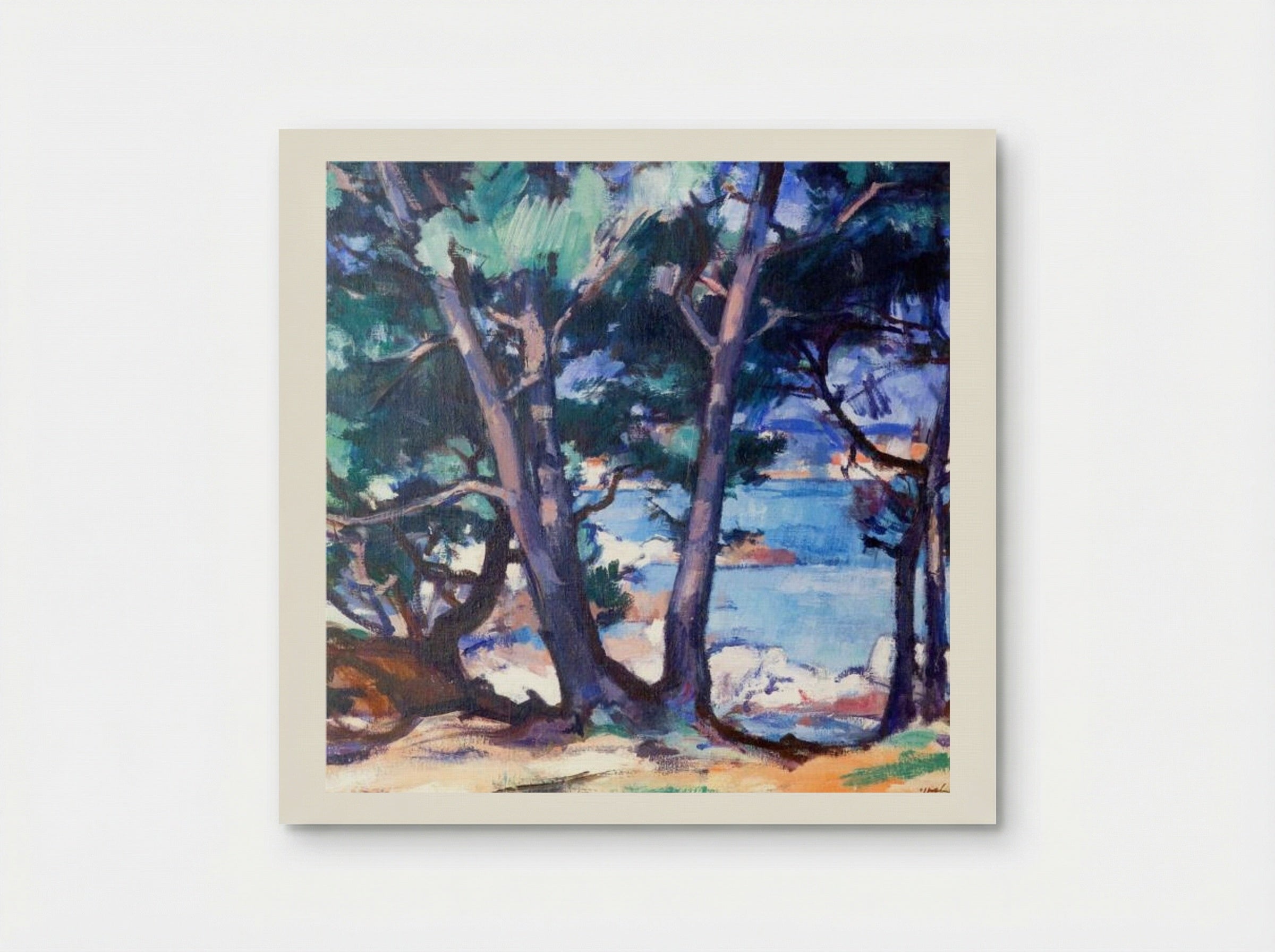 Blue Water, Antibes - Samuel Peploe - Poster