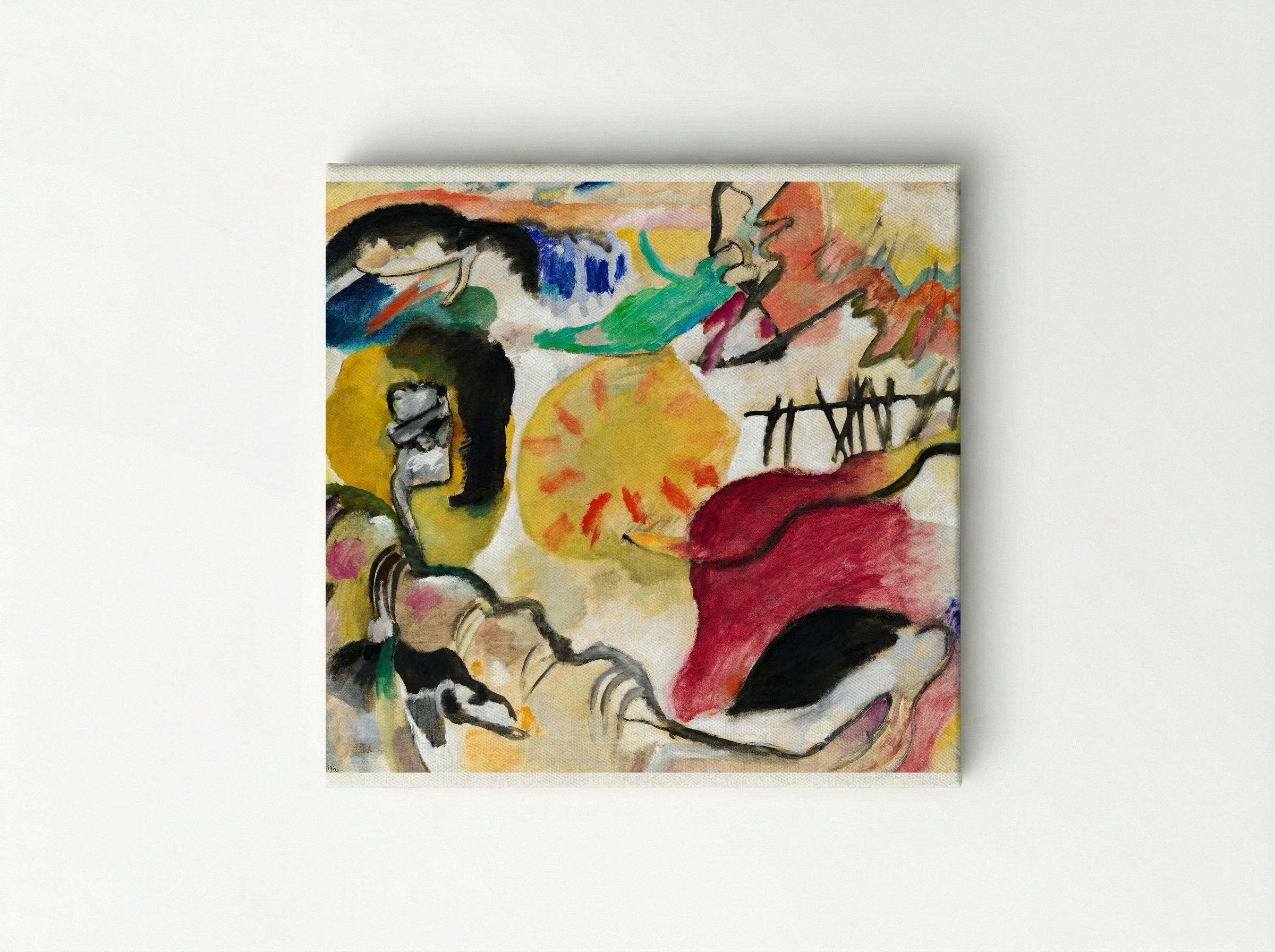 Improvisation 27 (Garden of Love II) - Wassily Kandinsky - Canvas