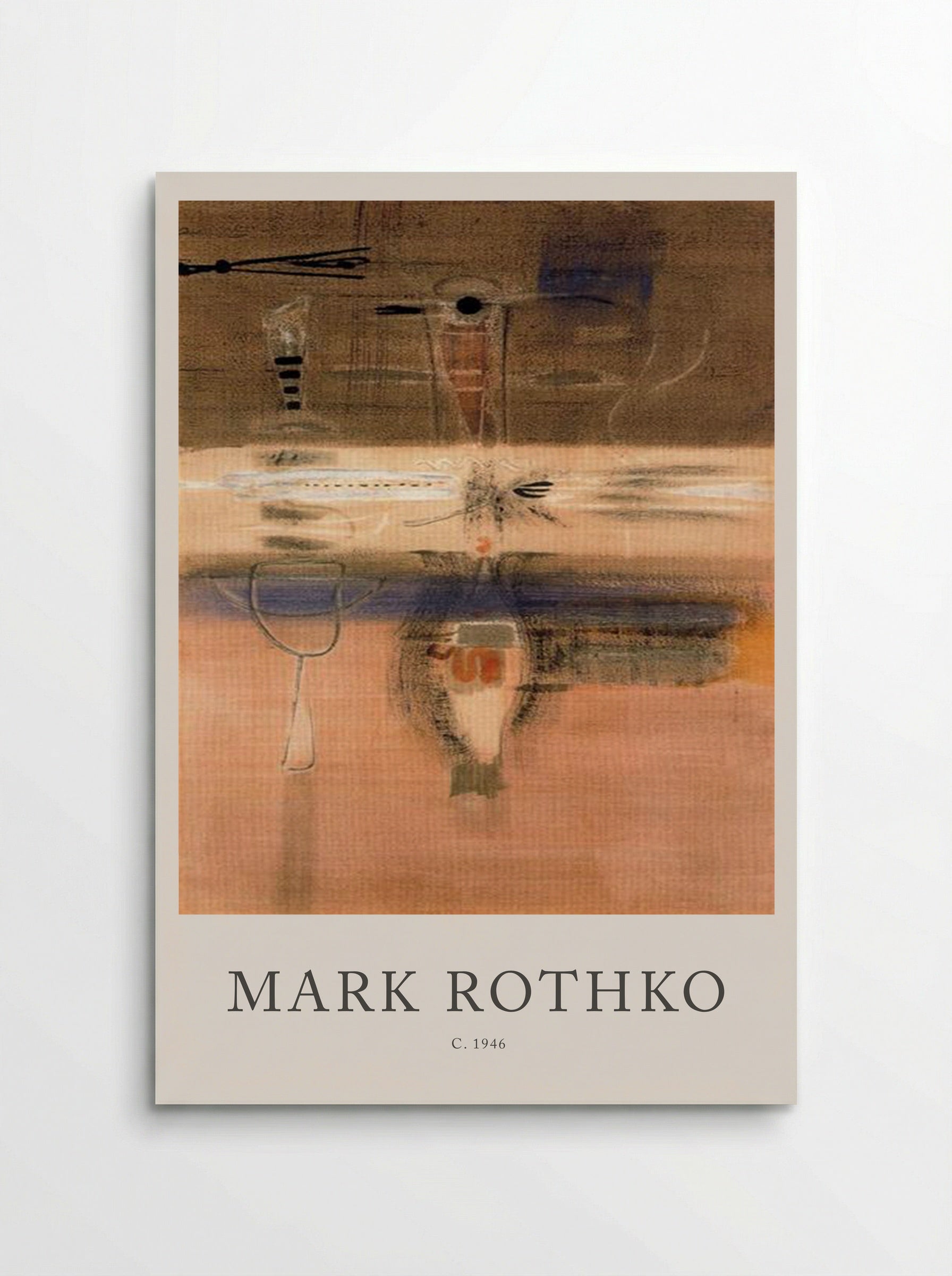 Untitled (Biomorphic Composition) - Mark Rothko - Poster
