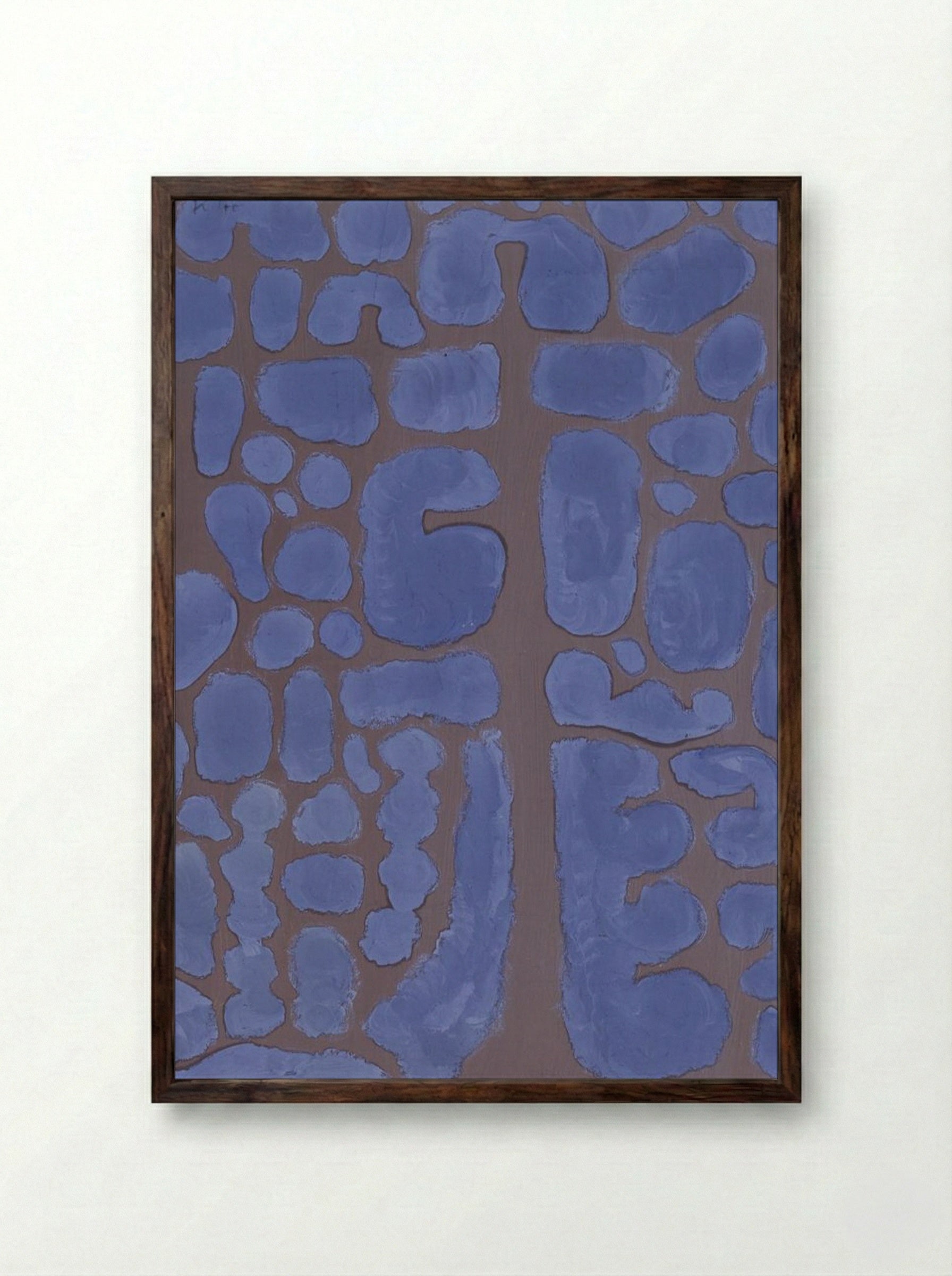 Late Evening Looking Out of the Woods - Paul Klee - Framed Print Dark Wood