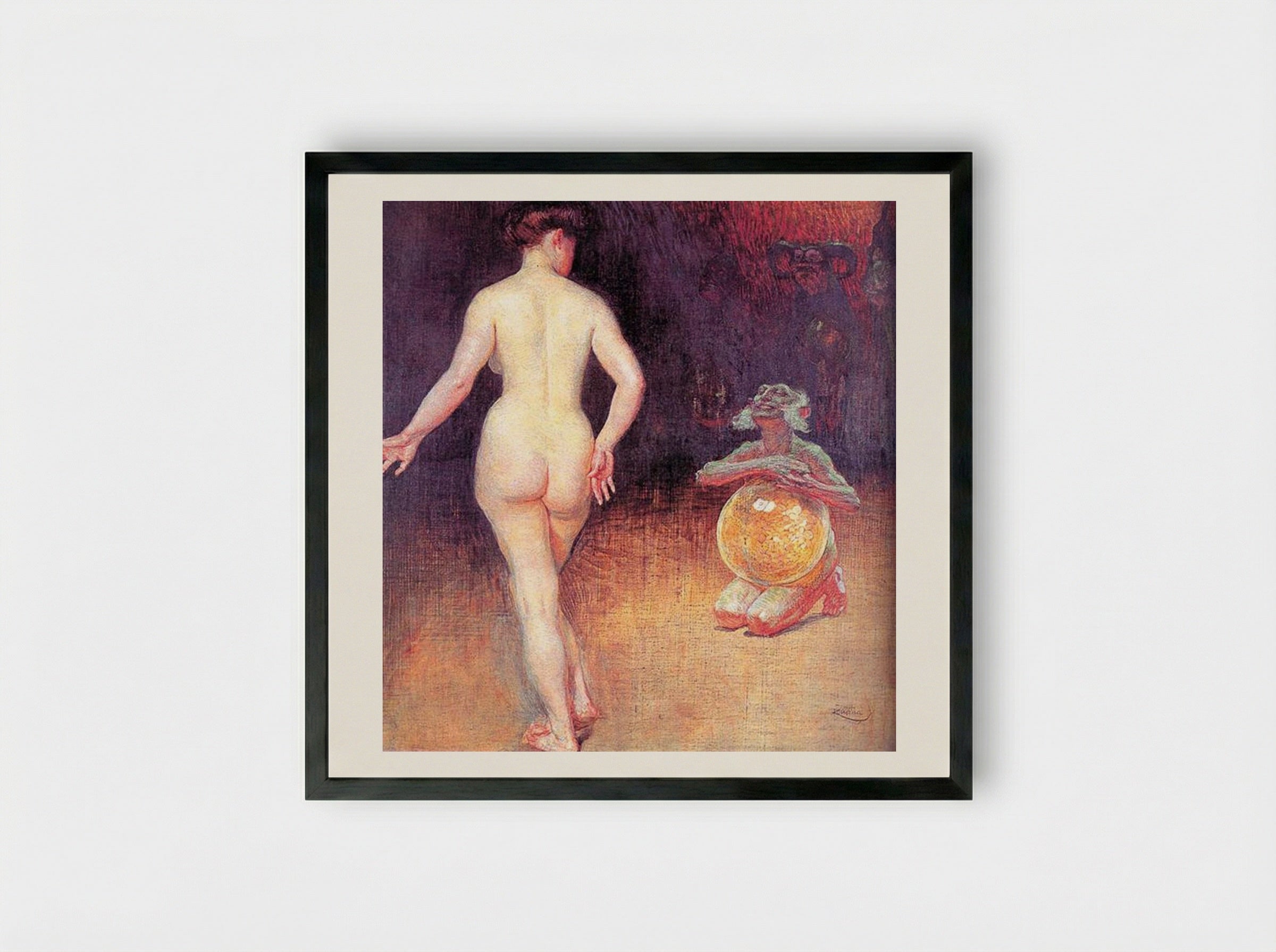 Money - František Kupka - Framed Print Black