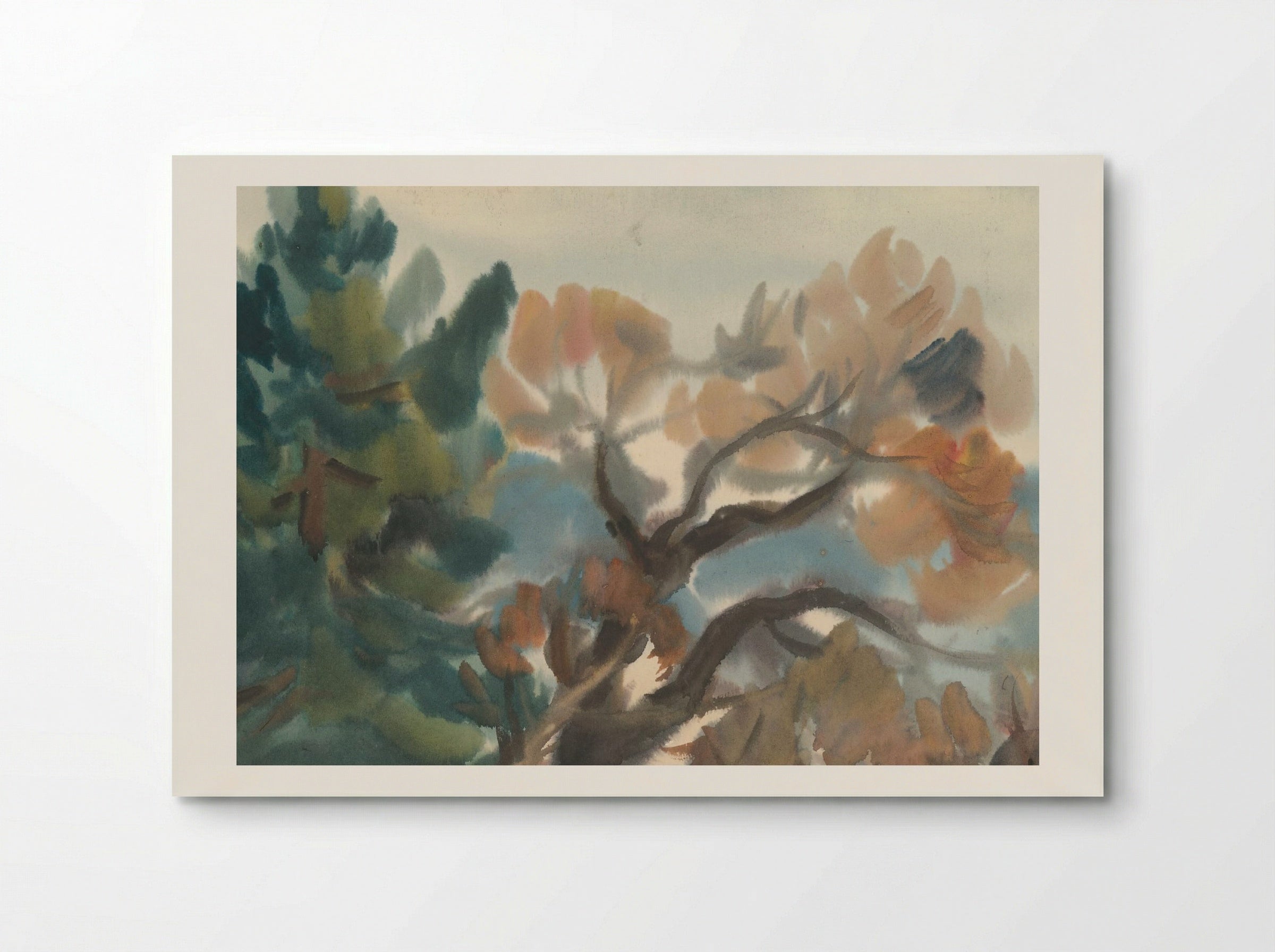Edge of the Forest in Autumn - Zolo Palugyay - Poster