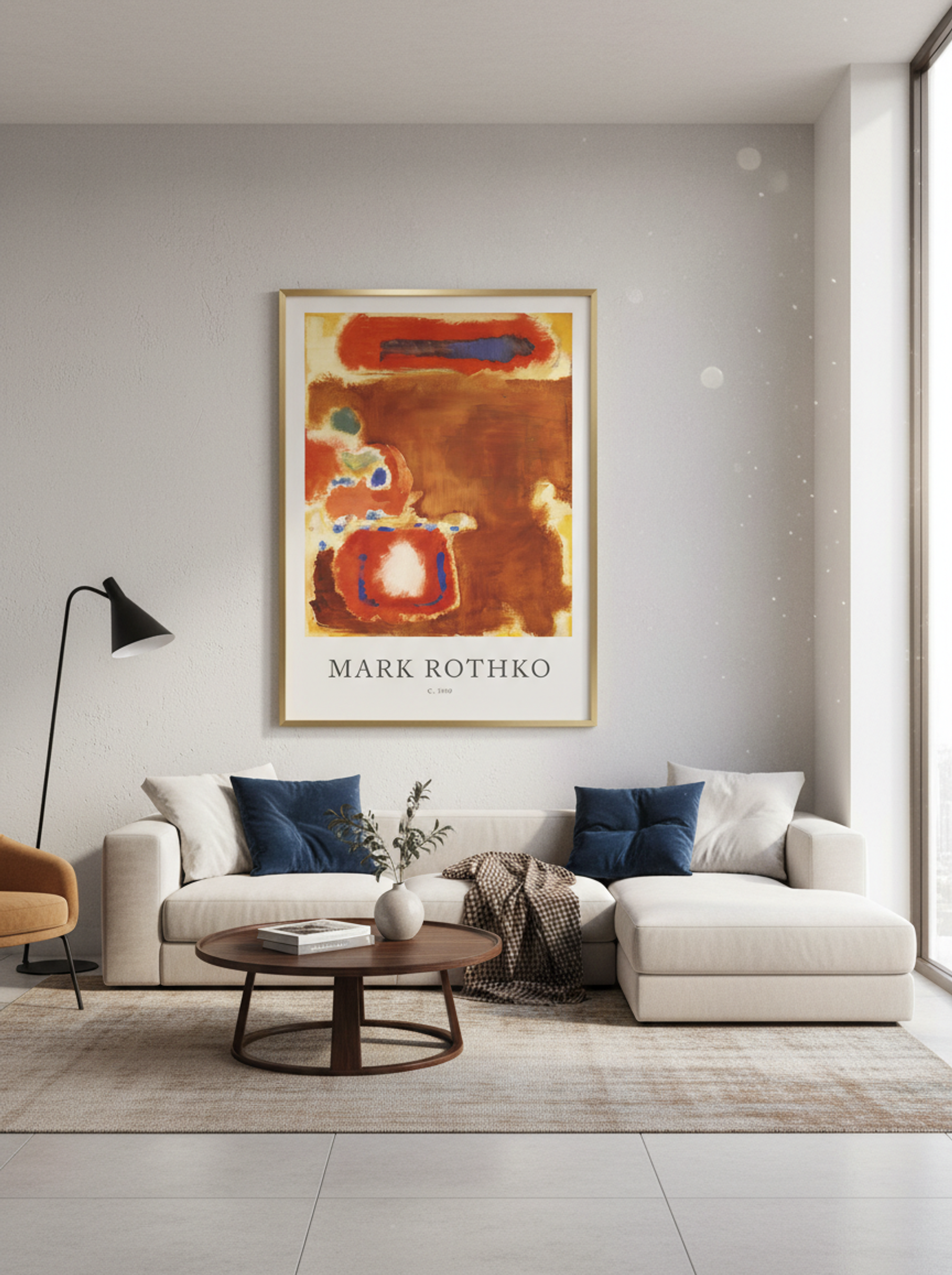 Untitled (Brown, Red and Blue) - Mark Rothko - Lifestyle