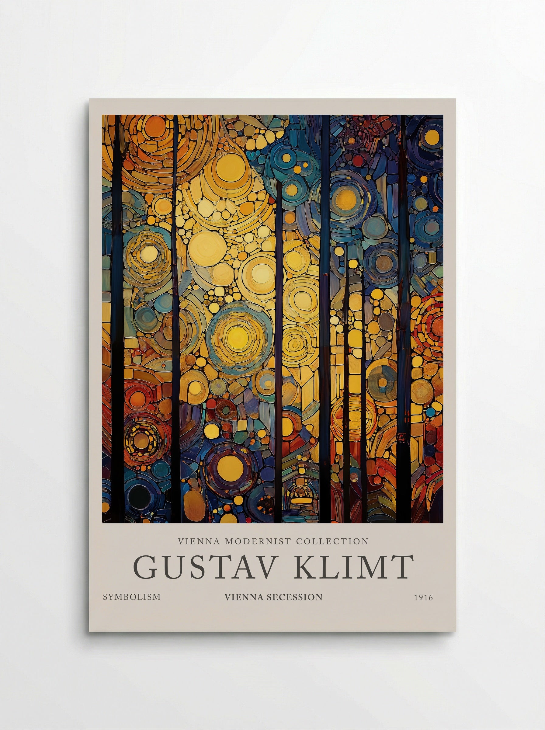 Twilight Forest Bloom - Gustav Klimt - Poster
