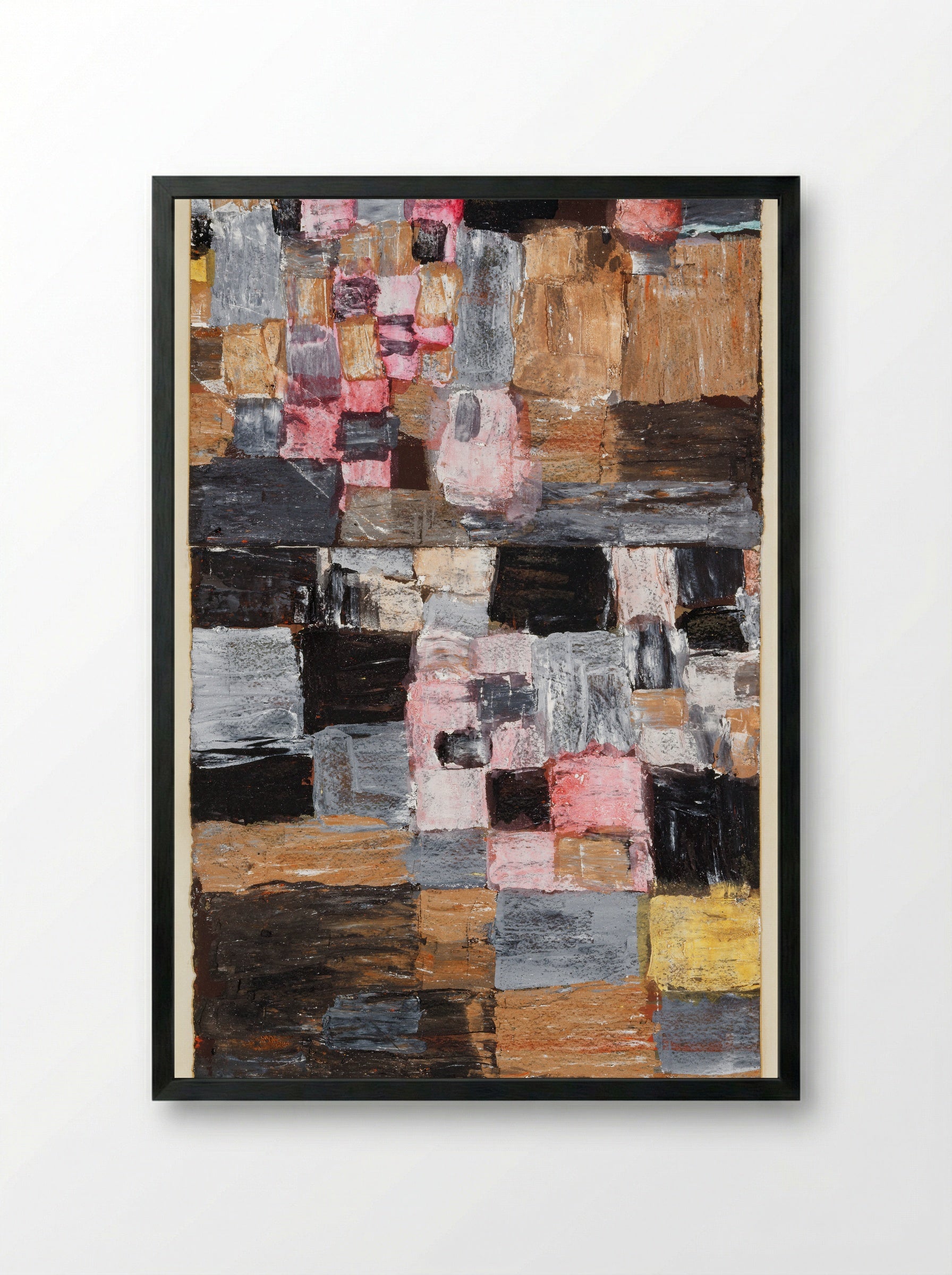 Ascent of a Town - Paul Klee - Framed Print Black