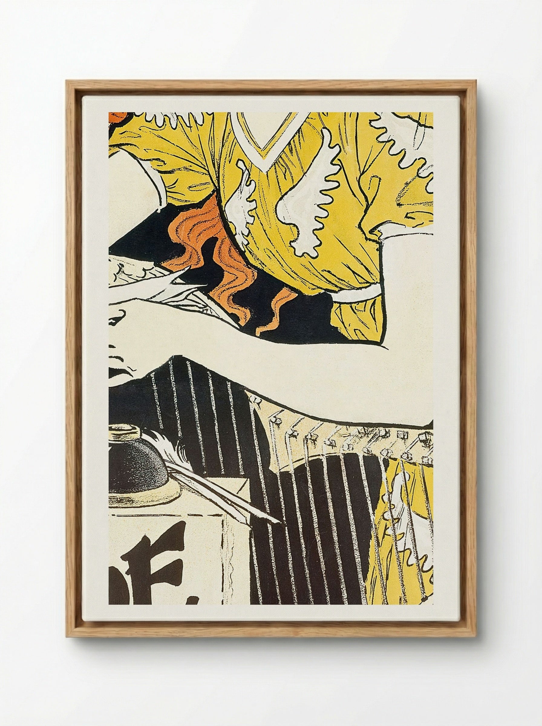 Encre L. Marquet - Eugène Grasset - Framed Canvas Wood