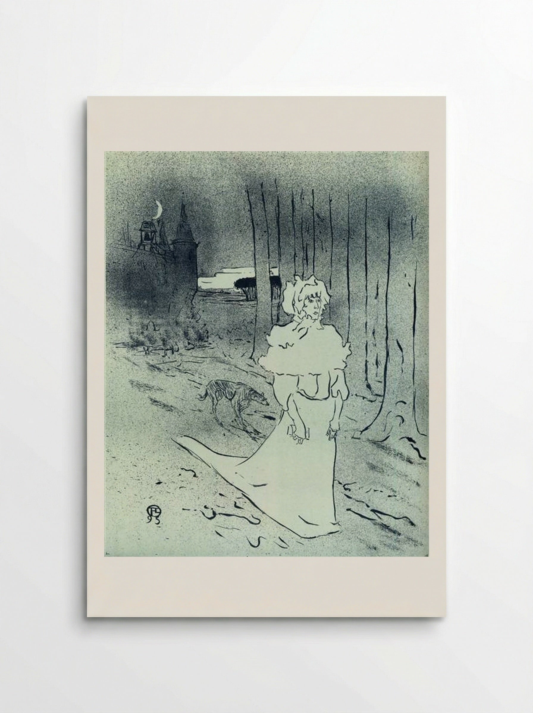The Chatelaine (The Tocsin) - Henri de Toulouse-Lautrec - Poster