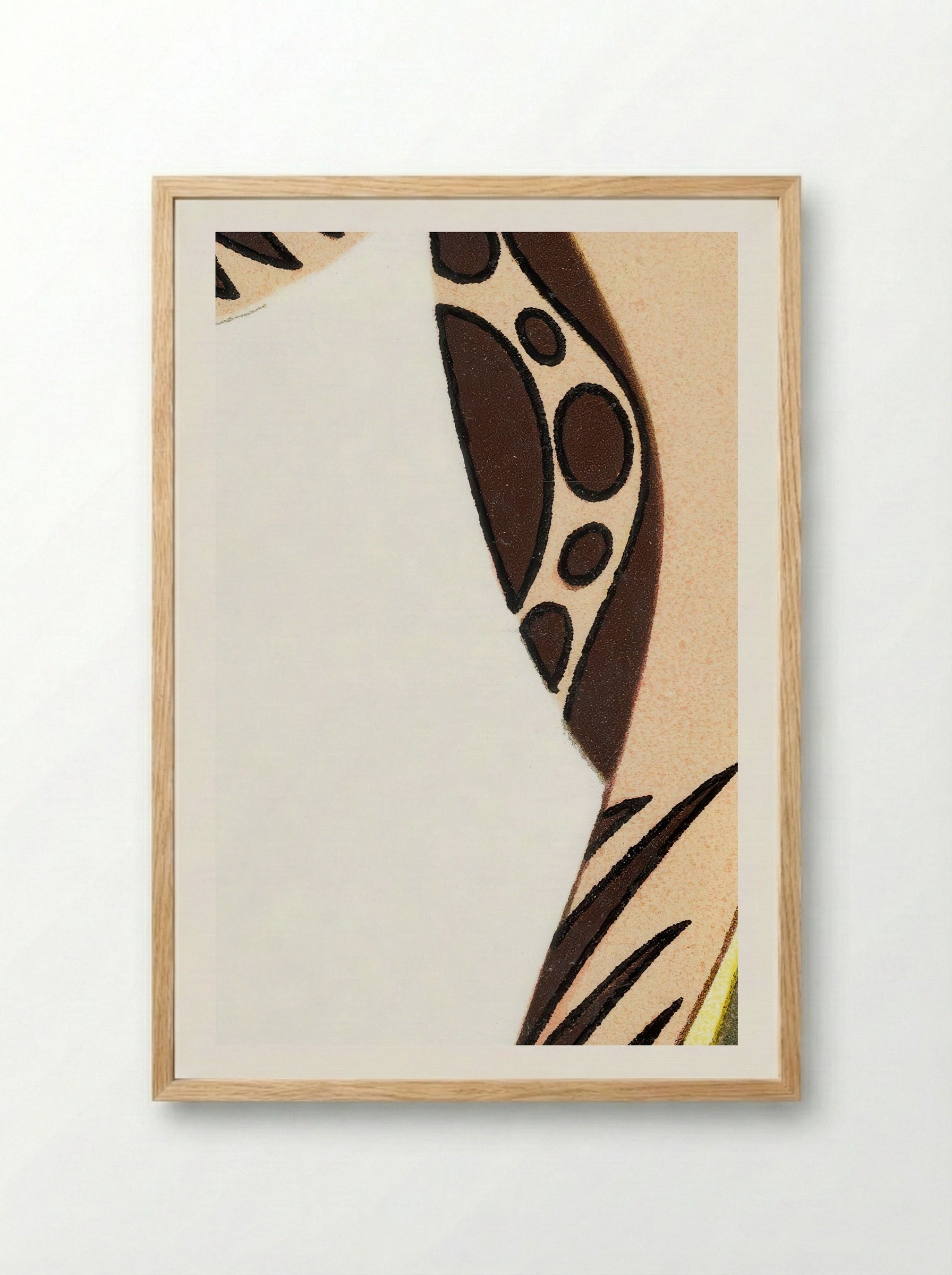 Woman in a Long Tubular Dress - Otto Friedrich Carl Lendecke - Framed Print Wood