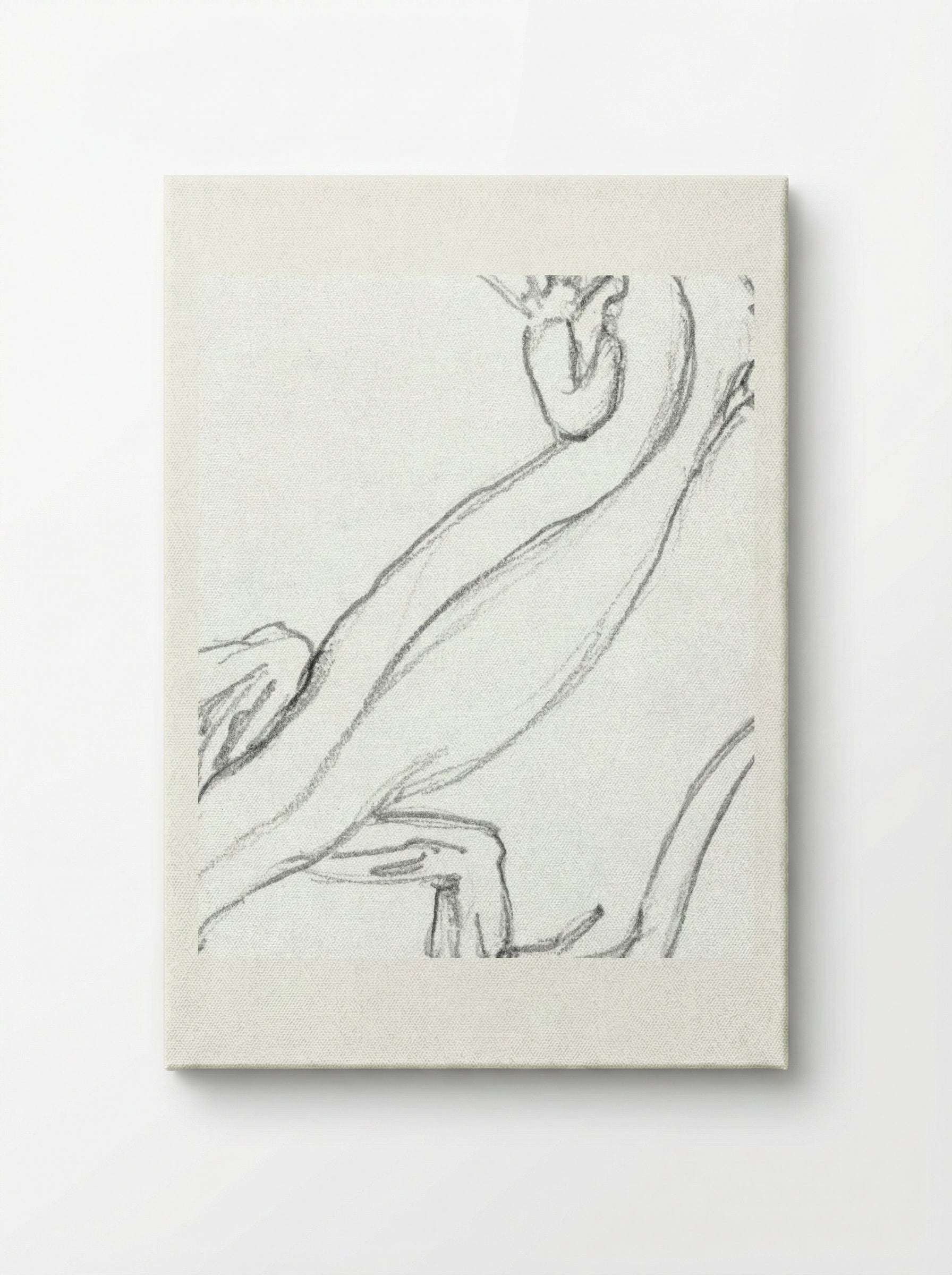 Lizard - Julie de Graag - Canvas