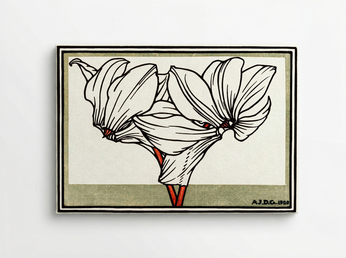 Cyclamen - Julie de Graag - Canvas