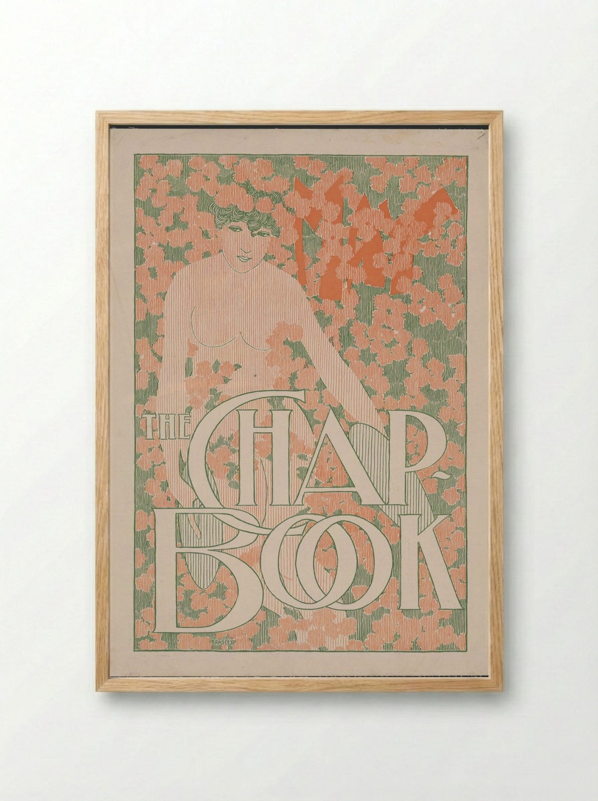 The Chap-Book No. 4, May - Will H. Bradley - Framed Print Wood
